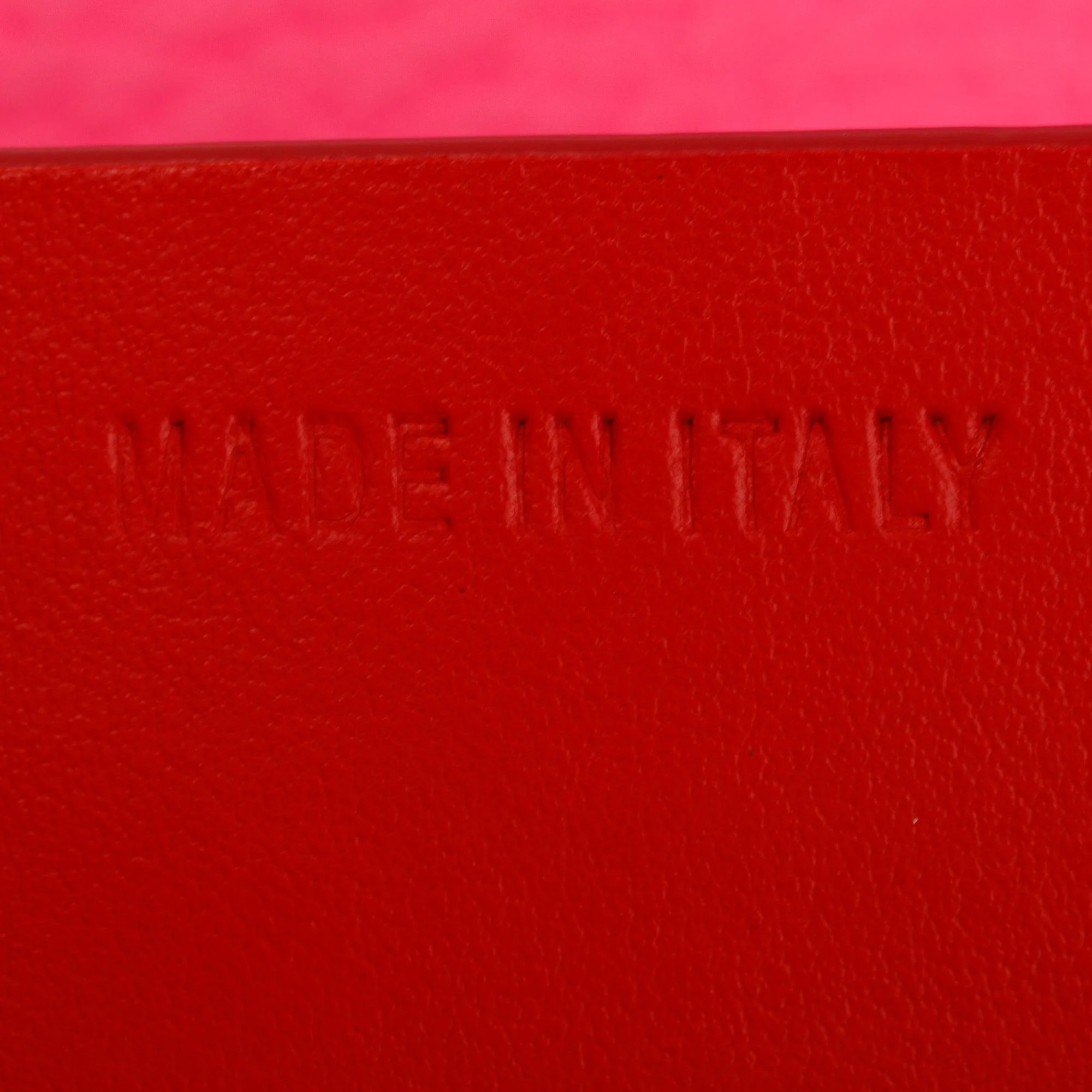 Christian Louboutin Pink Calf Leather & Rubber Mini Loubila Shoulder Bag w/ Strap, Box & Receipt - Image 12
