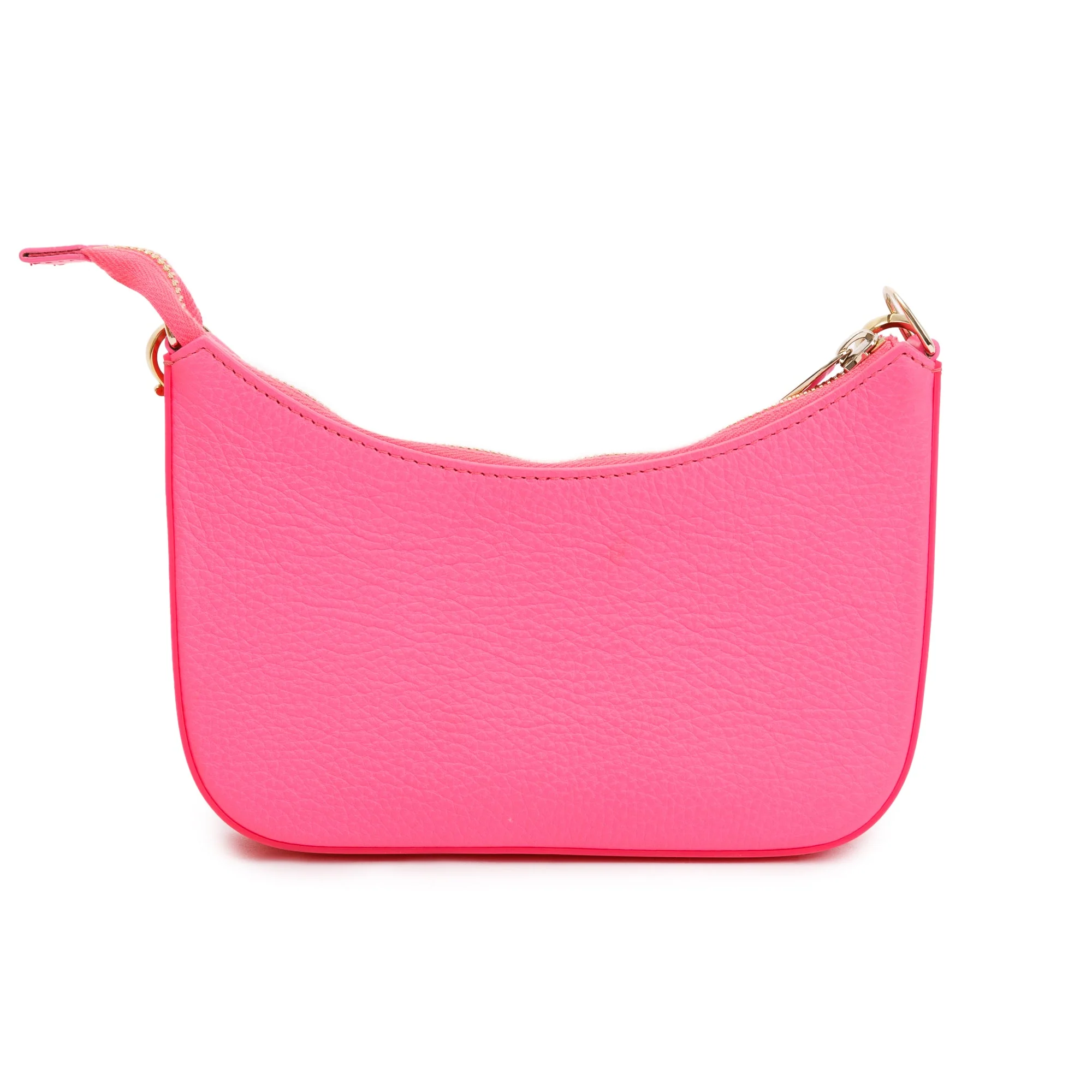Christian Louboutin Pink Calf Leather & Rubber Mini Loubila Shoulder Bag w/ Strap, Box & Receipt - Image 6