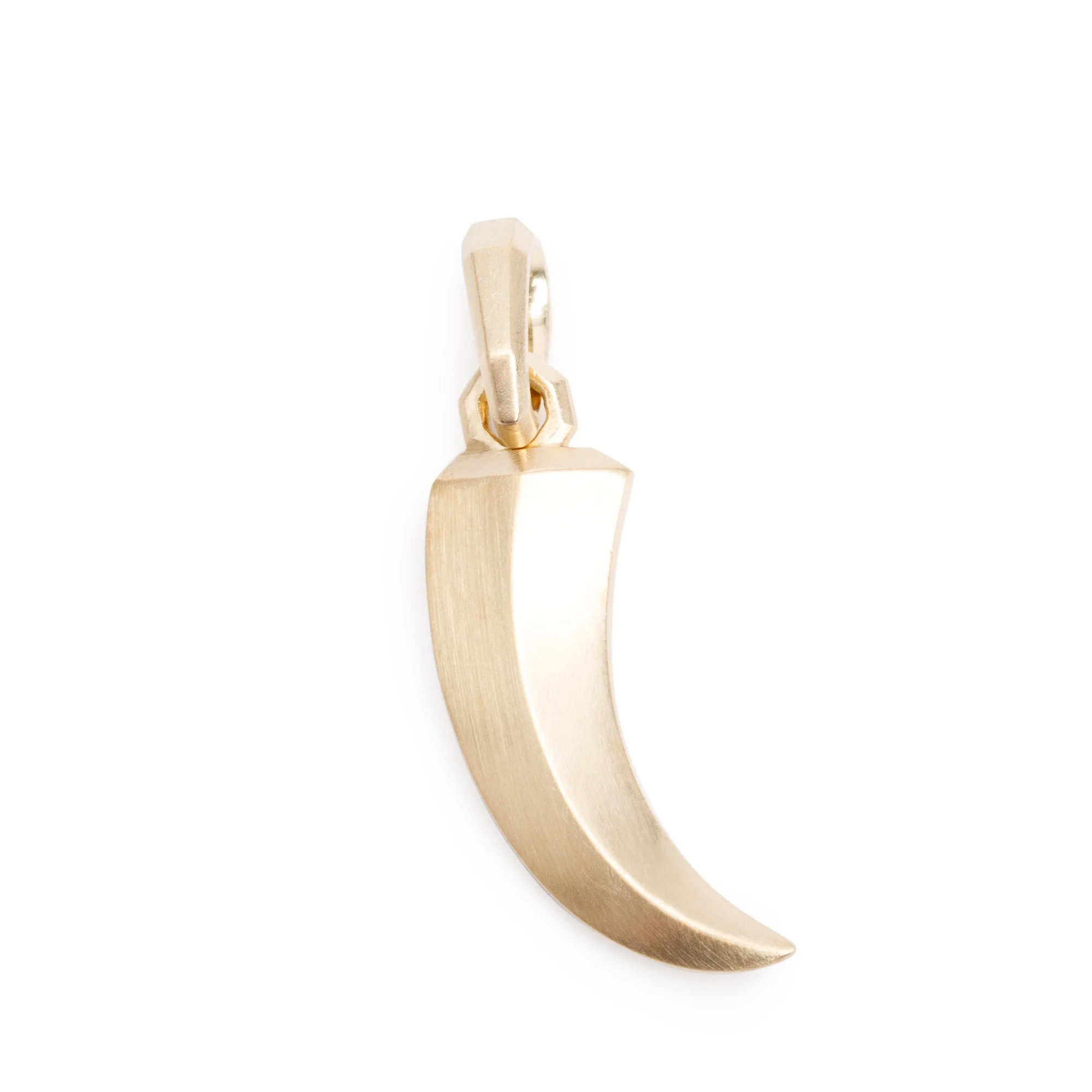 David Yurman 18k Yellow Gold Claw Amulet Pendant, 25 MM