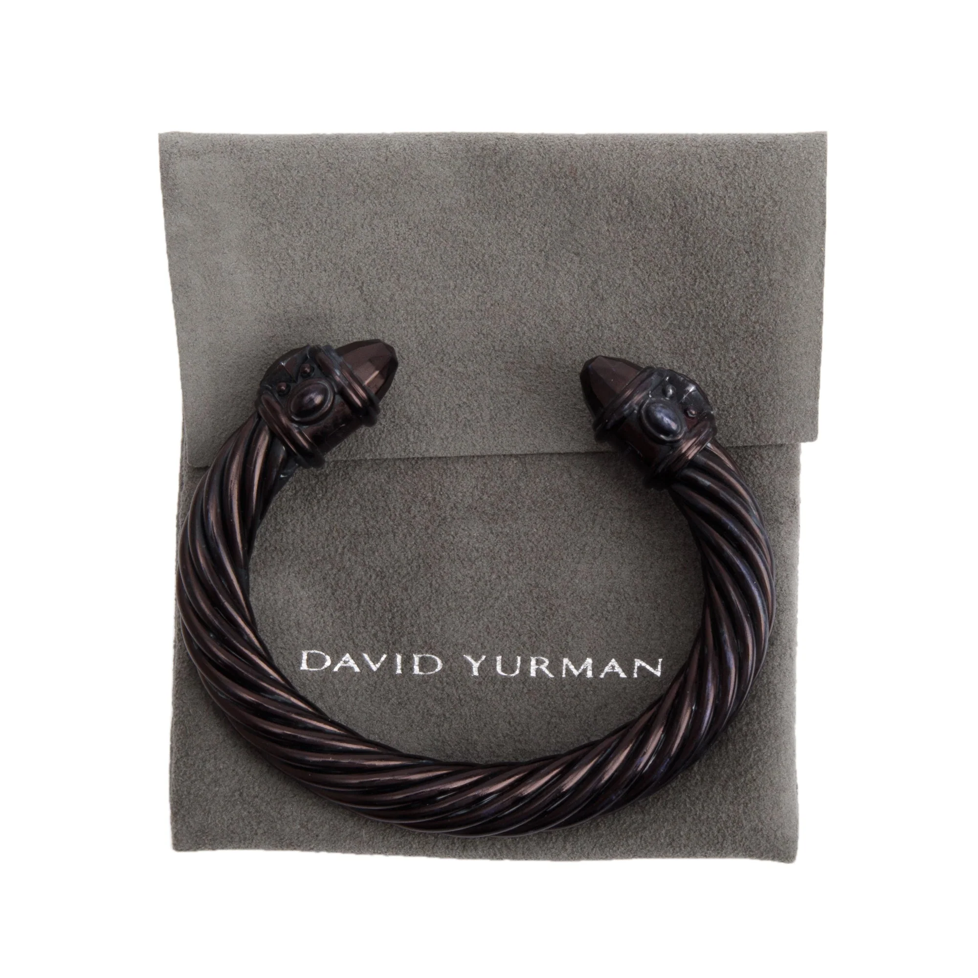 David Yurman Black Aluminium 10 MM Renaissance Bracelet - Image 2