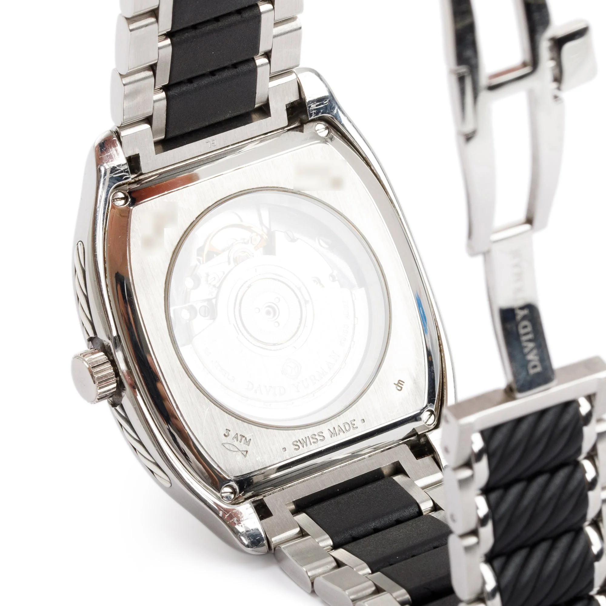 David Yurman Stainless Steel T306-DST Thoroughbred Dual Time 42 MM Automatic Watch - Image 5