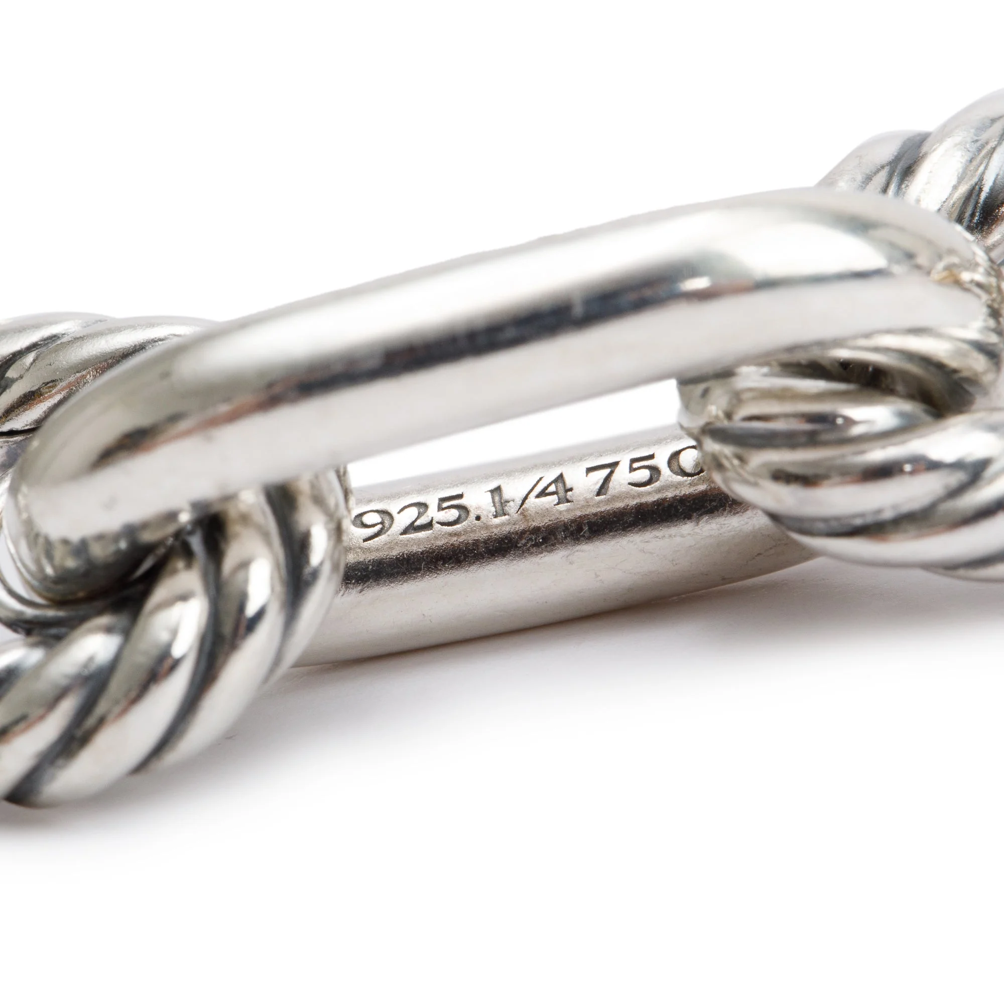 David Yurman Sterling Silver & 18k Yellow Gold Madison Chain Bracelet, 13.5 MM - Image 4