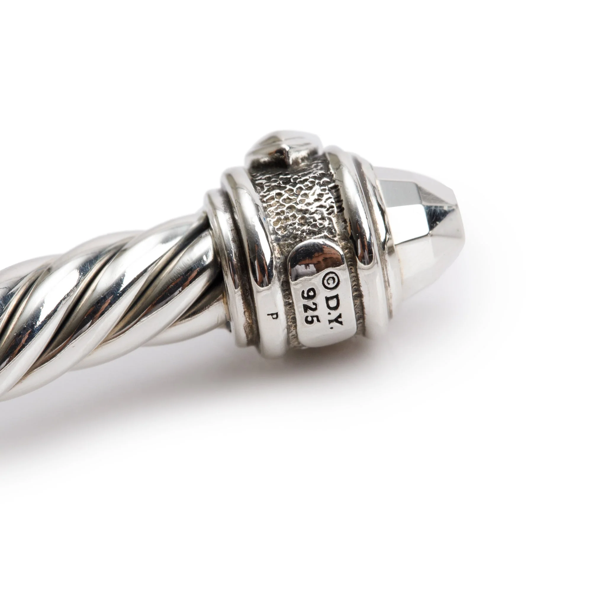 David Yurman Sterling Silver Renaissance Classic 5 MM Cable Bracelet - Image 2