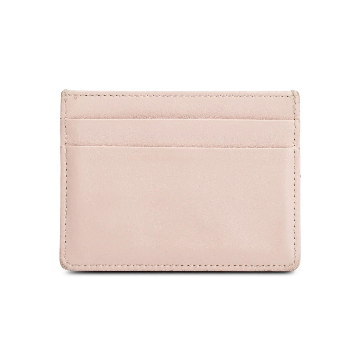 Dolce & Gabbana Beige Calfskin Leather Devotion Card Holder - Image 3