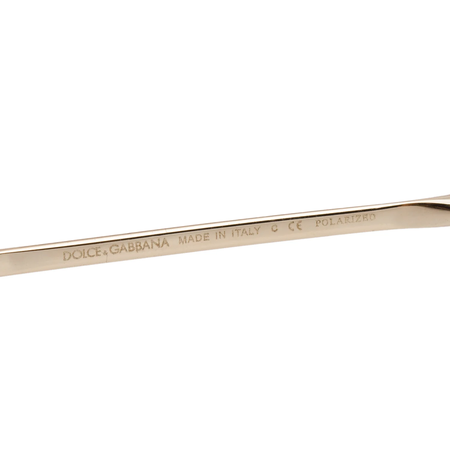 Dolce & Gabbana DG2200 Black Gold-Tone Aviator Sunglasses - Image 5
