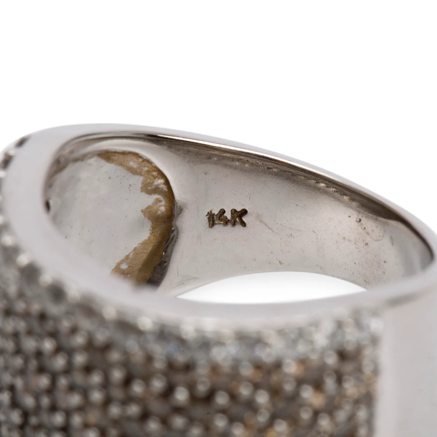 Effy 14k White Gold Pave Diamond Ring, Size 7.25 - Image 3
