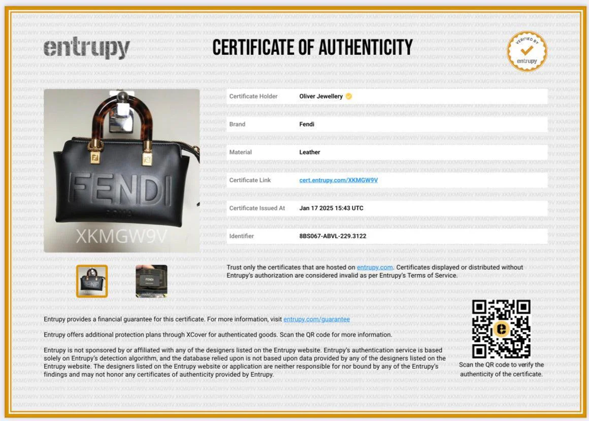 Fendi 2022 Black Leather By the Way Mini Boston Bag w/ Box - Image 11