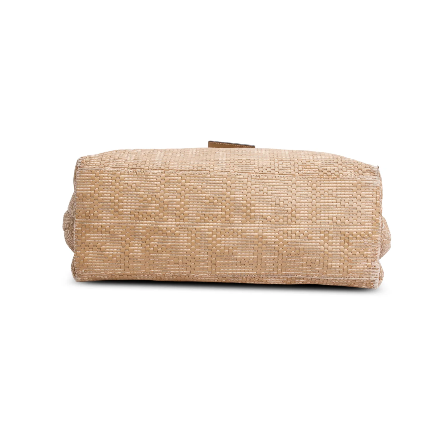 Fendi Beige Woven Leather Large Mama Forever Tote - Image 6