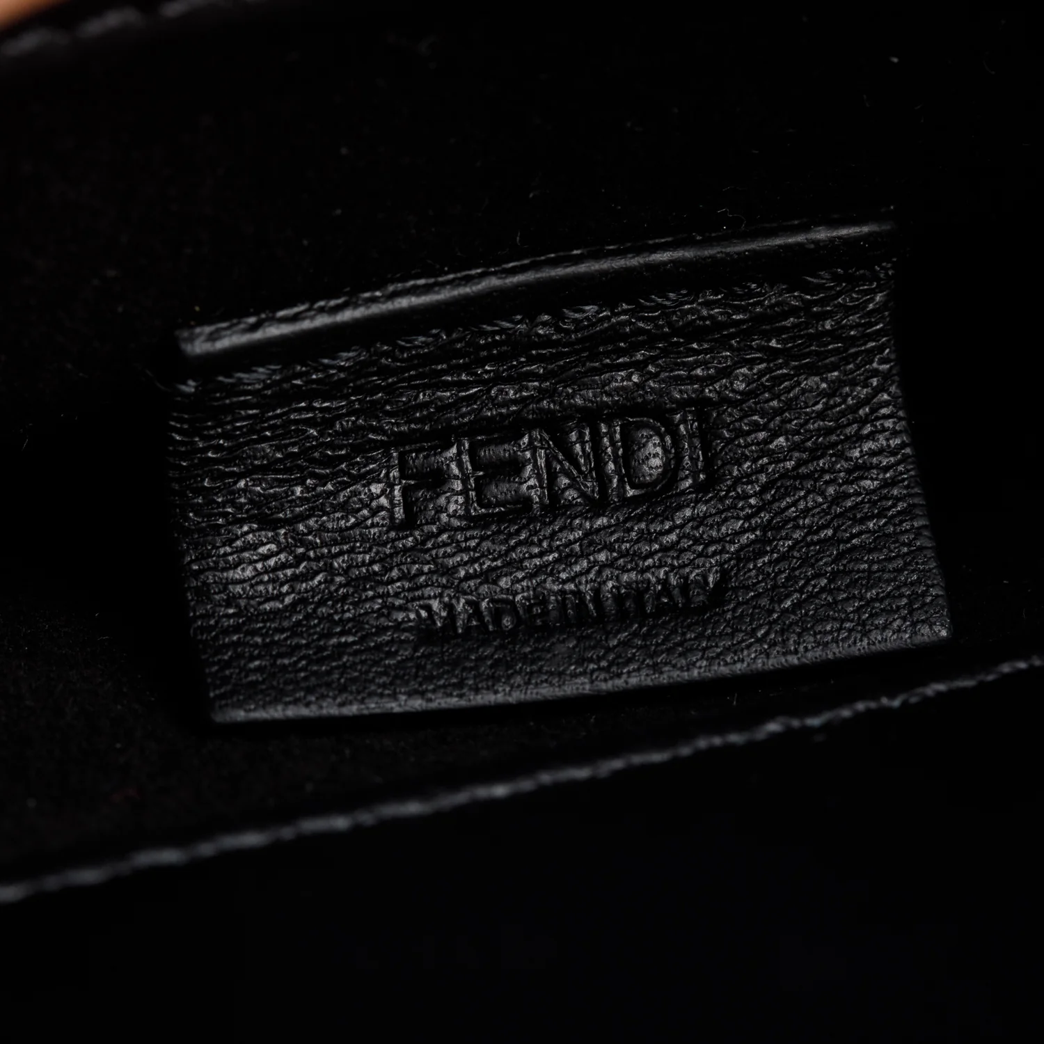 Fendi Black FF Embossed Leather Mini Sunshine Shopper Tote - Image 9
