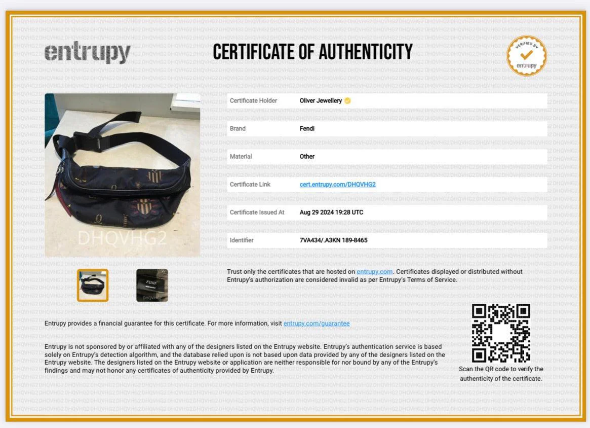 Fendi Black Nylon Bugs Motif Belt Bag - Image 8