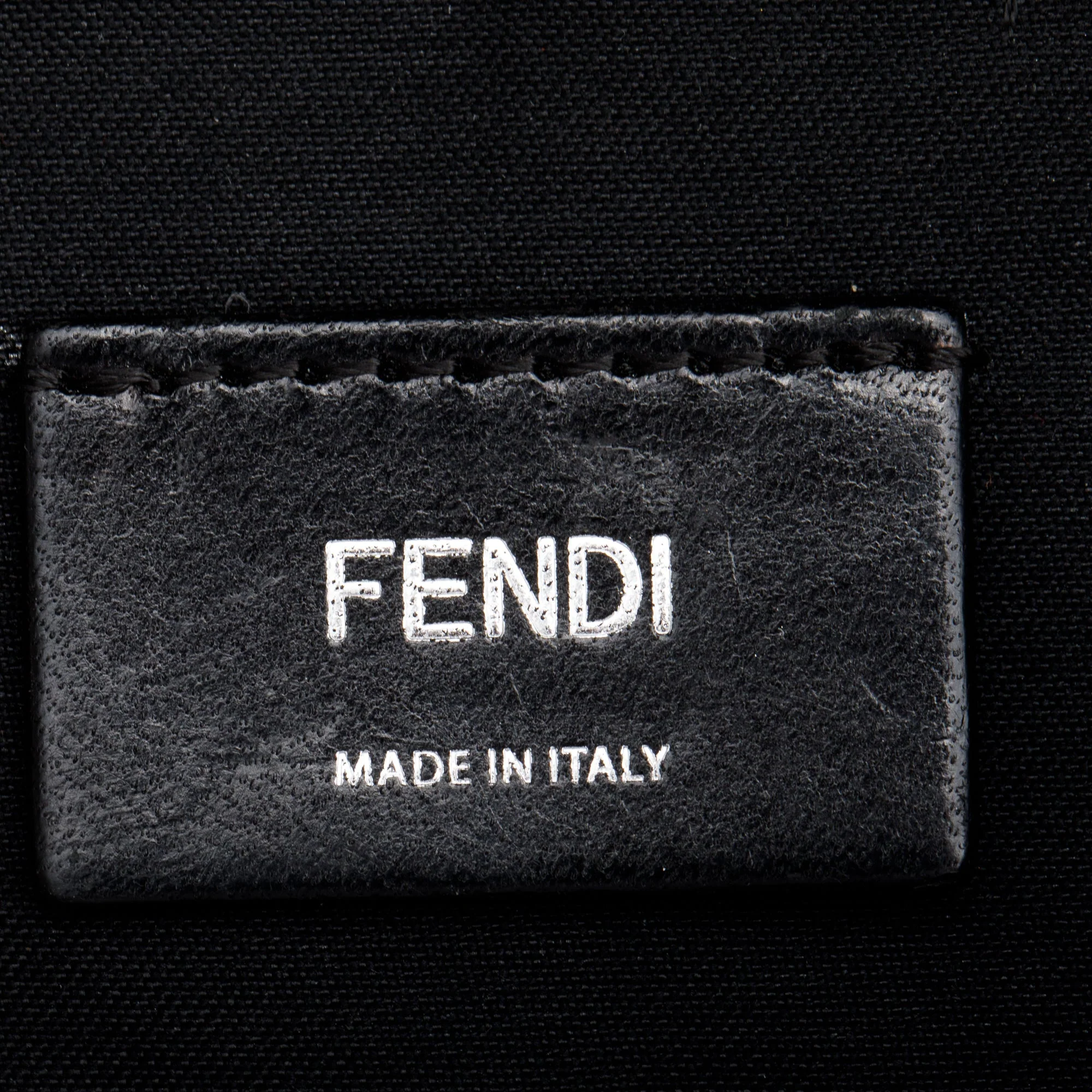 Fendi Brown FF Zucca Canvas Calfskin Leather 1974 Diagonal Belt Bag - Image 6