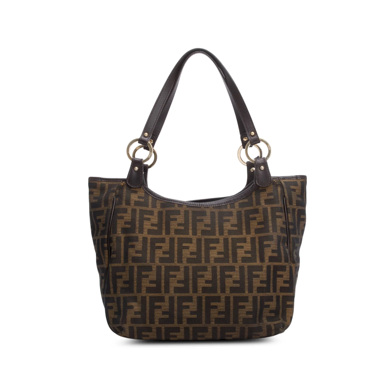 Fendi Brown Nylon Zucca FF Chef Tote - Image 4