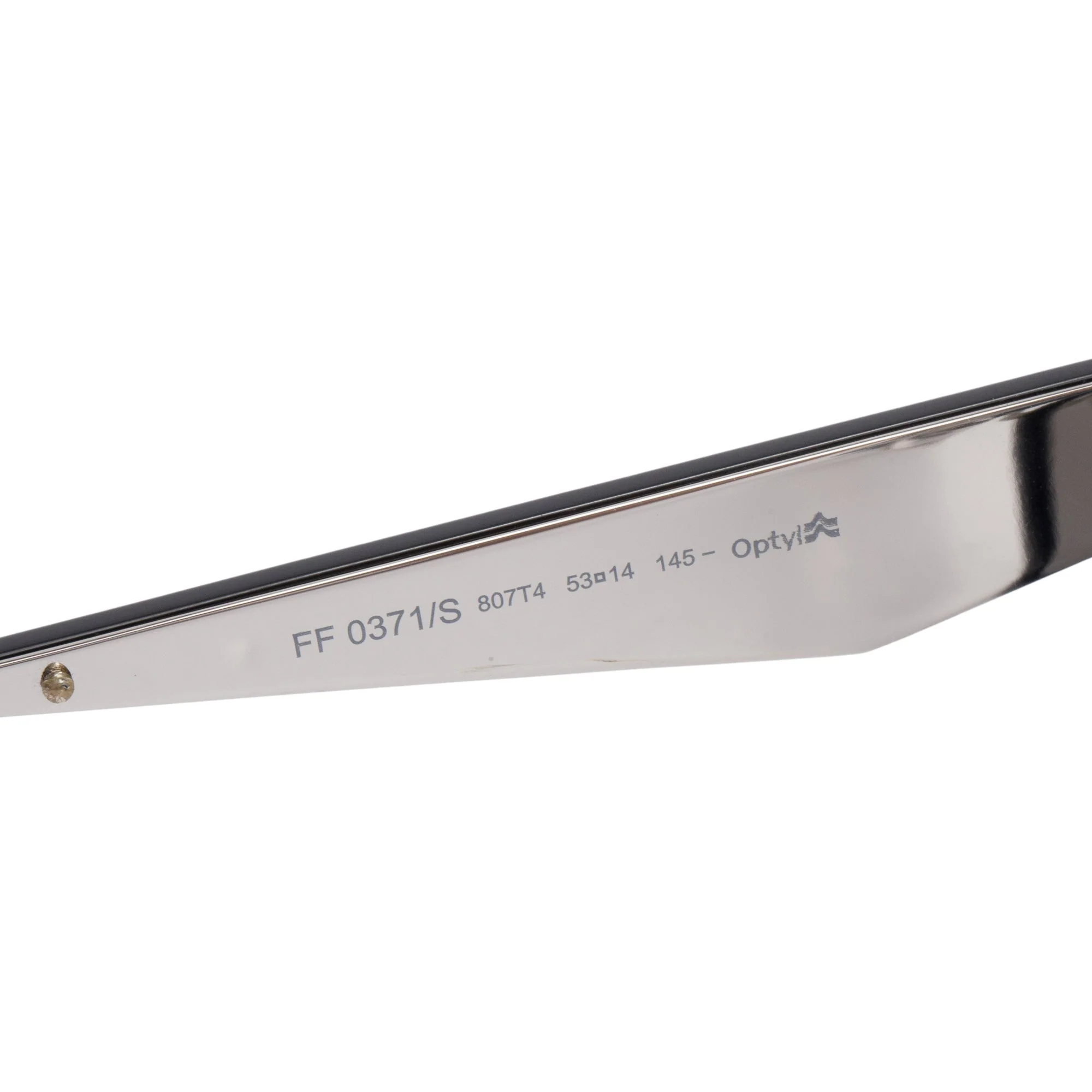 Fendi FF0371/S Black Acetate DeFender Cat-Eye Sunglasses w/ Case - Image 4