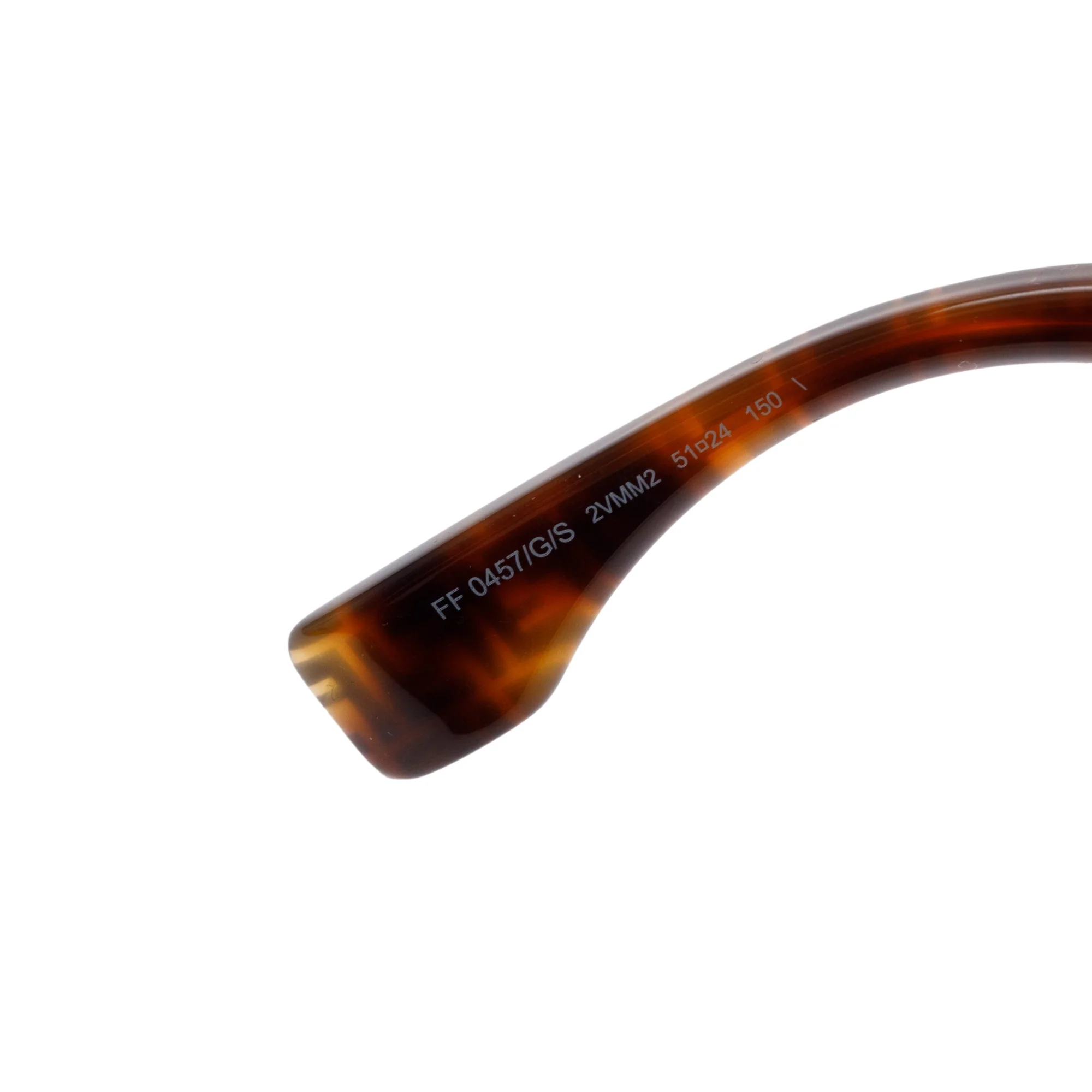 Fendi FF0457/G/S Zucca Havana Acetate Fendi Roma Oversize Sunglasses w/ Box - Image 4