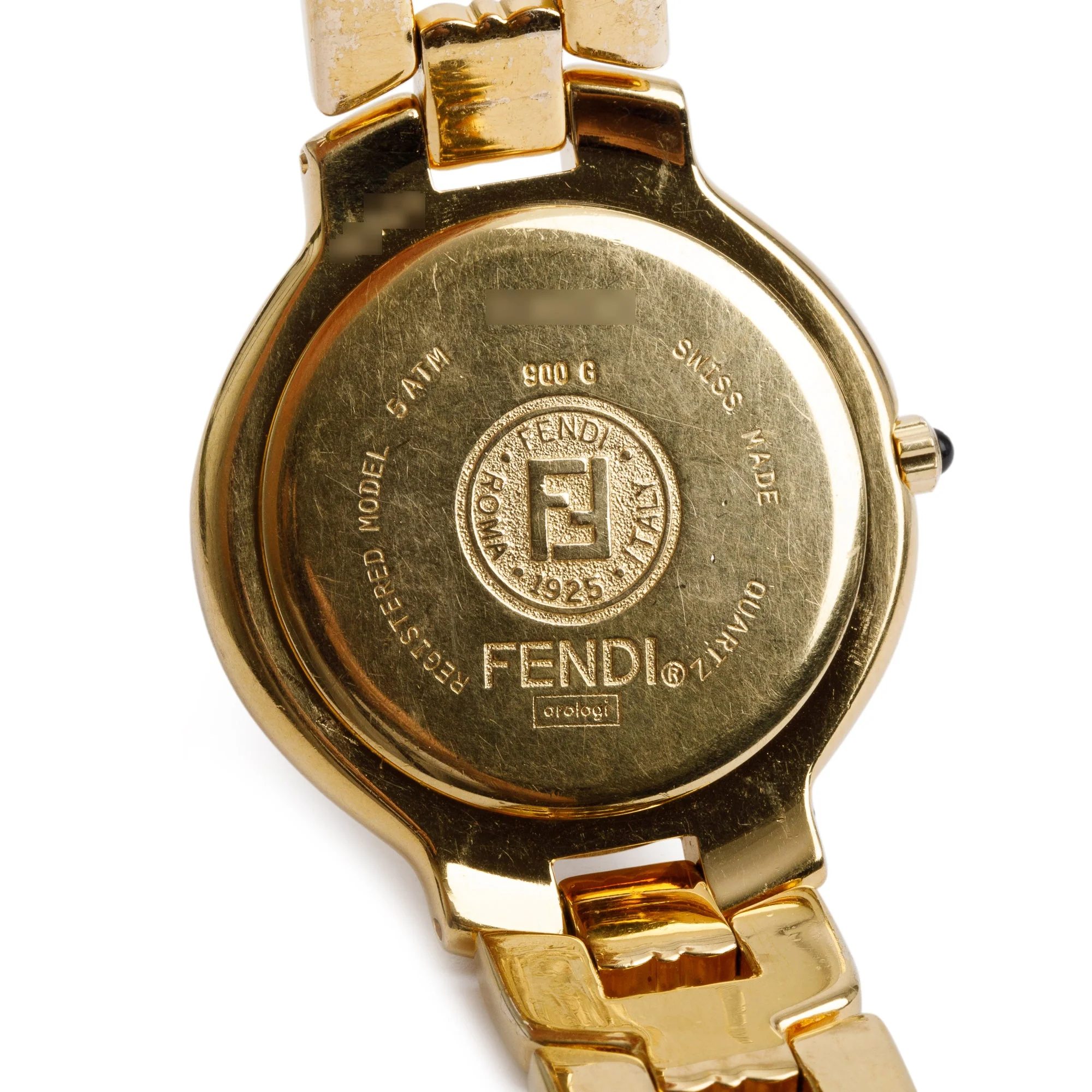 Fendi Gold-Plated Stainless Steel 900G Series 35 MM Watch - Image 5