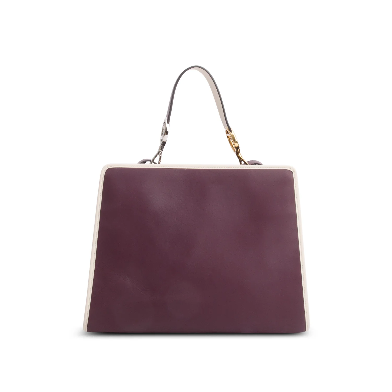 Fendi Purple Calfskin Medium Runaway Tote w/ Straps - Image 5