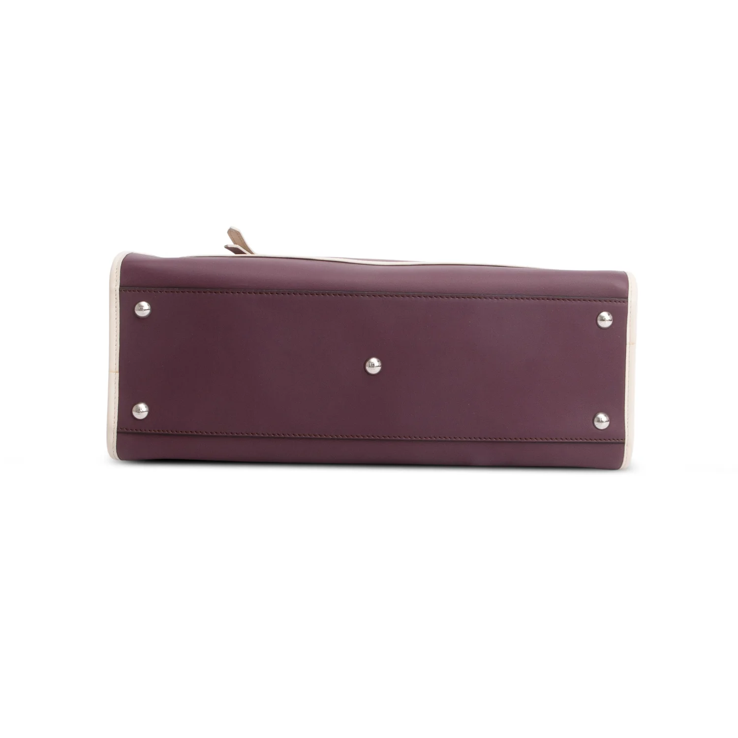 Fendi Purple Calfskin Medium Runaway Tote w/ Straps - Image 7