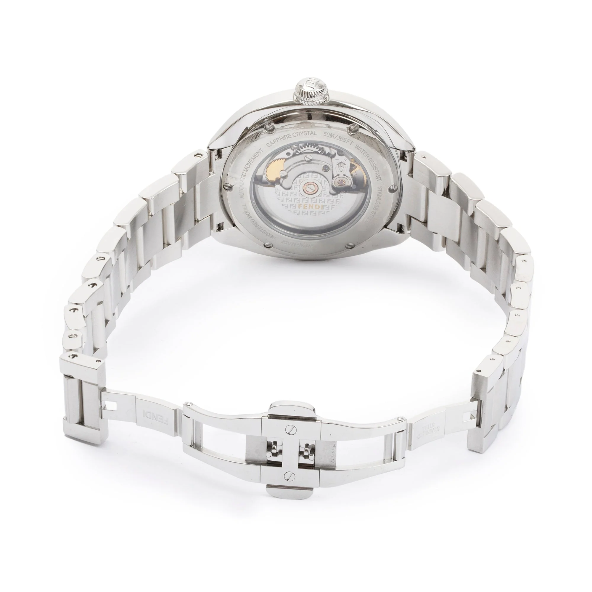Fendi Stainless Steel Fendimatic 42 MM Automatic Watch w/ Box & Papers - Image 5