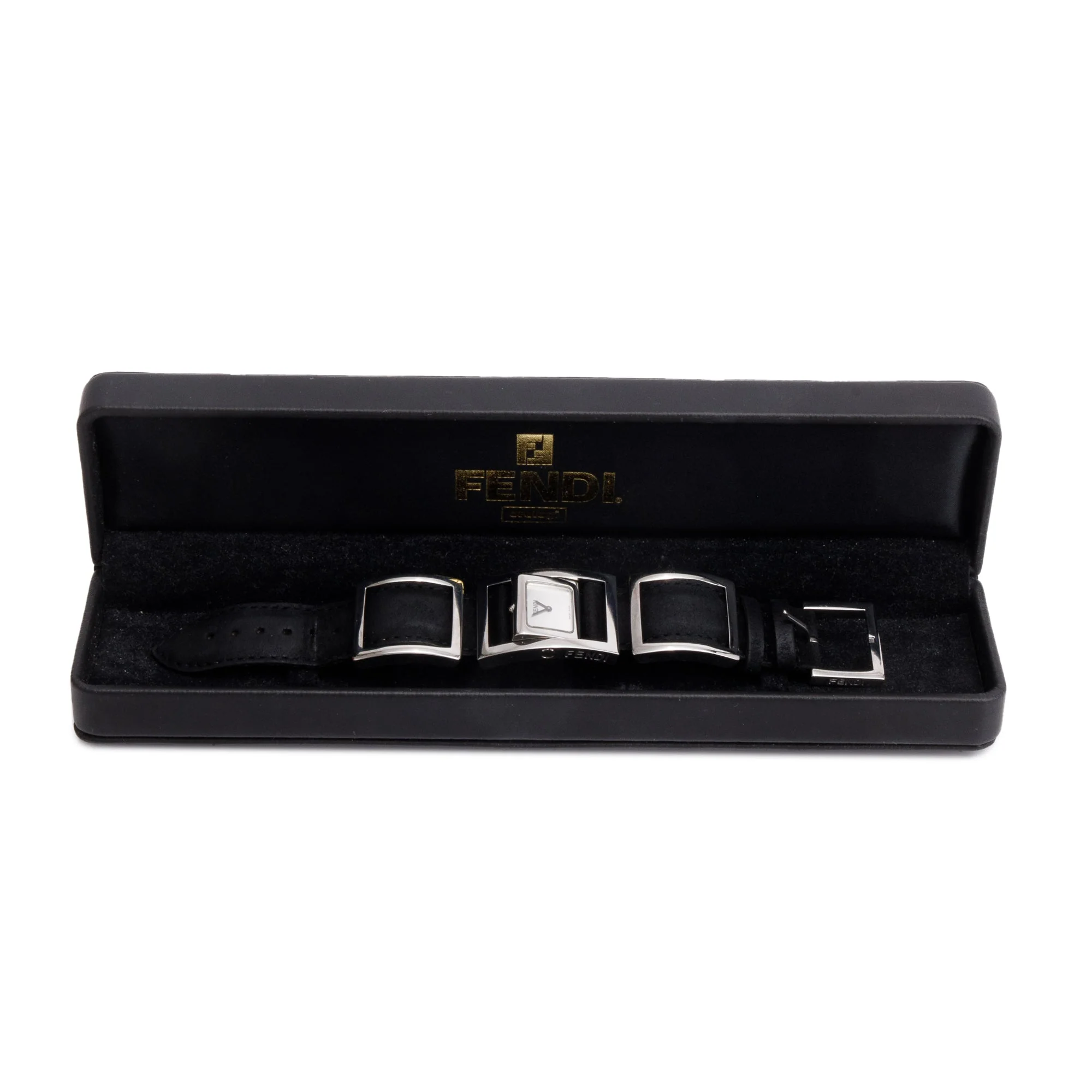 Fendi Stainless Steel Flip Face 5000 Series Watch w/ Box - Image 3
