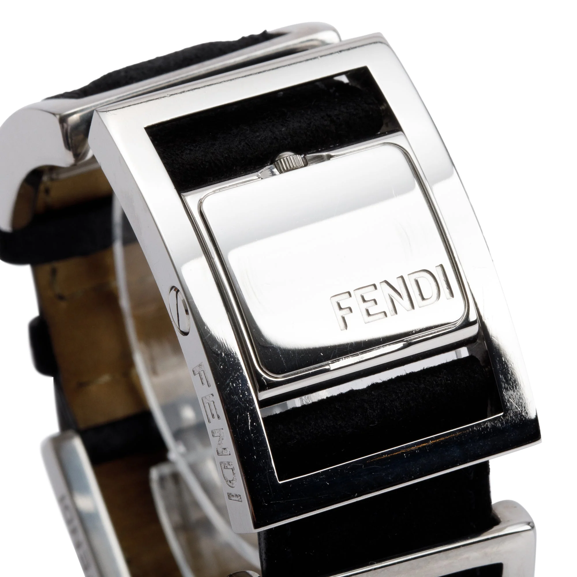 Fendi Stainless Steel Flip Face 5000 Series Watch w/ Box - Image 4