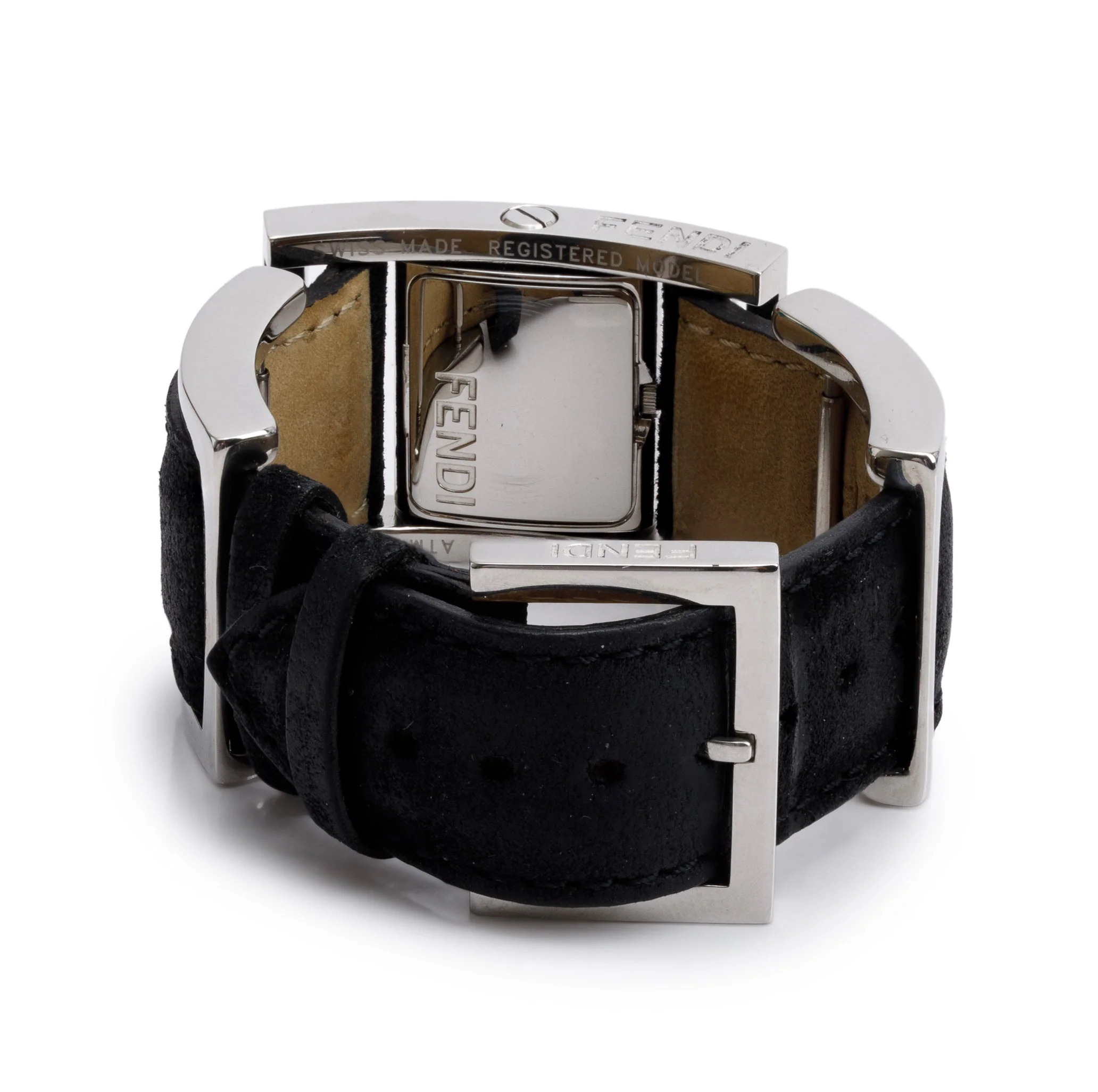 Fendi Stainless Steel Flip Face 5000 Series Watch w/ Box - Image 5