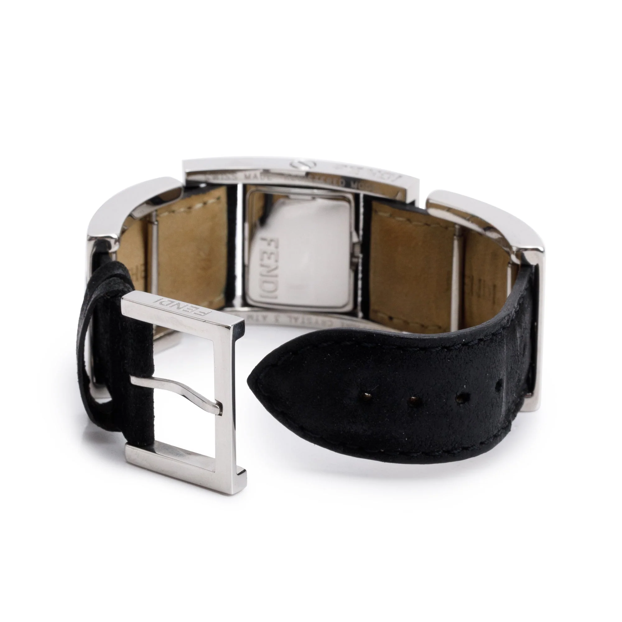 Fendi Stainless Steel Flip Face 5000 Series Watch w/ Box - Image 6