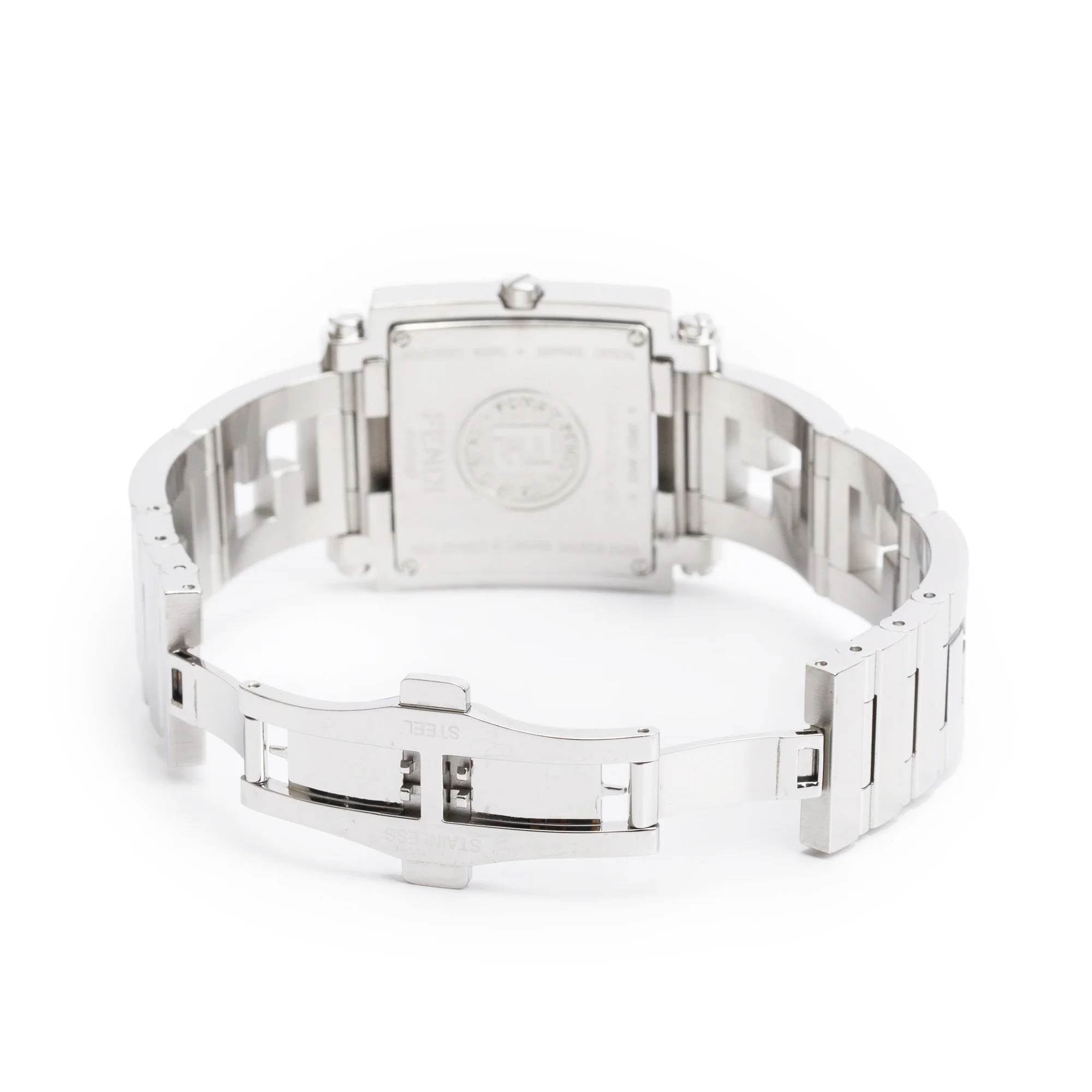 Fendi Stainless Steel Quadro Watch - Image 4