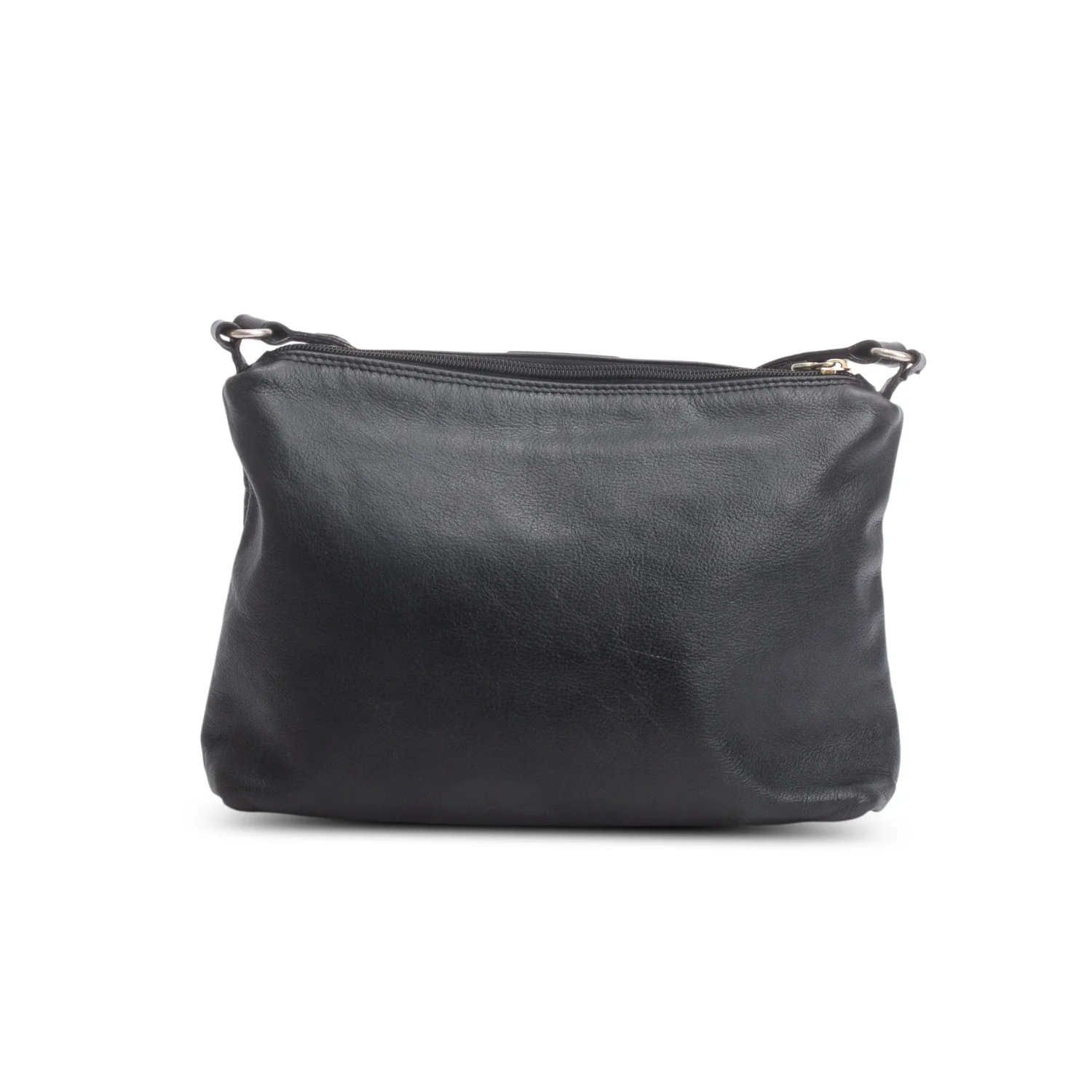 Fendi Vintage Black Leather Crossbody Bag - Image 5