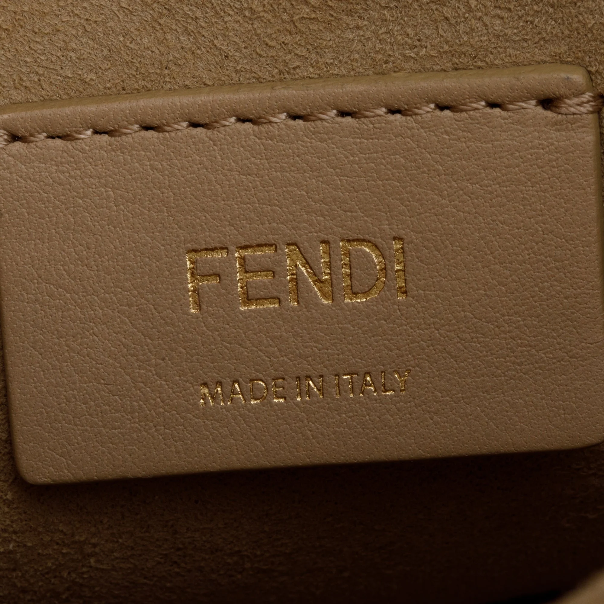 Fendi x Fila White Multicolor Calfskin Leather Logo Mania Kan I Shoulder Bag w/ Strap - Image 6