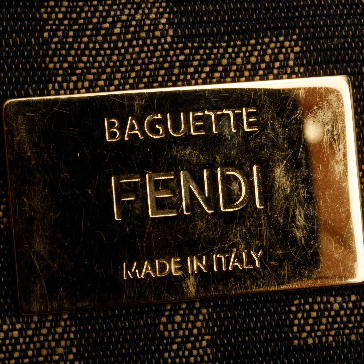 Fendi Zucca Jacquard FF 1974 Neon Baguette w/ Strap - Image 9