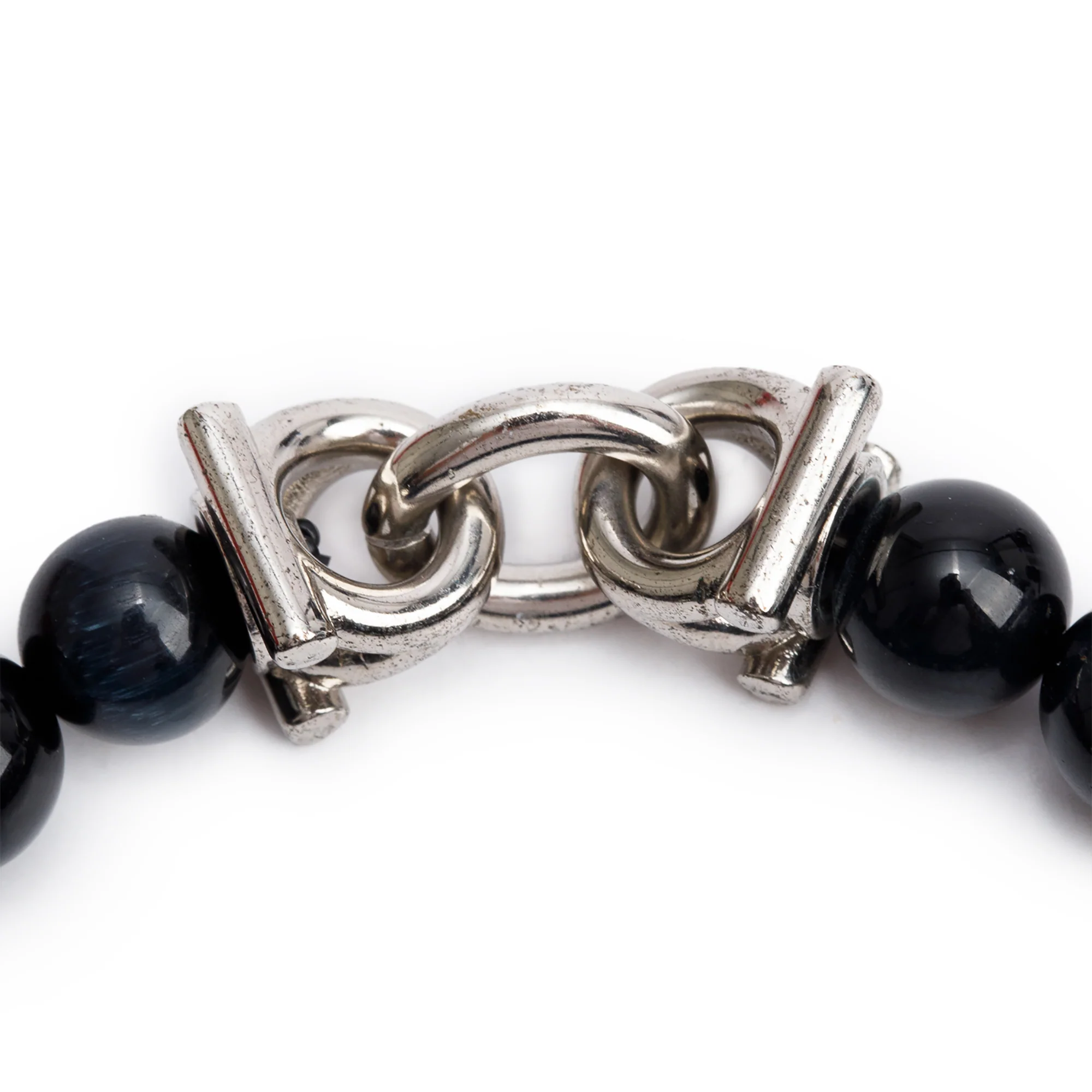 Ferragamo Beaded Stone Stretch Bracelet w/ Box - Image 3