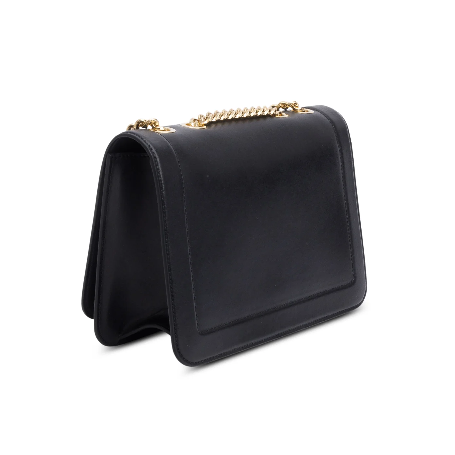 Ferragamo Black Leather Vara RW Bow Crossbody Bag - Image 6