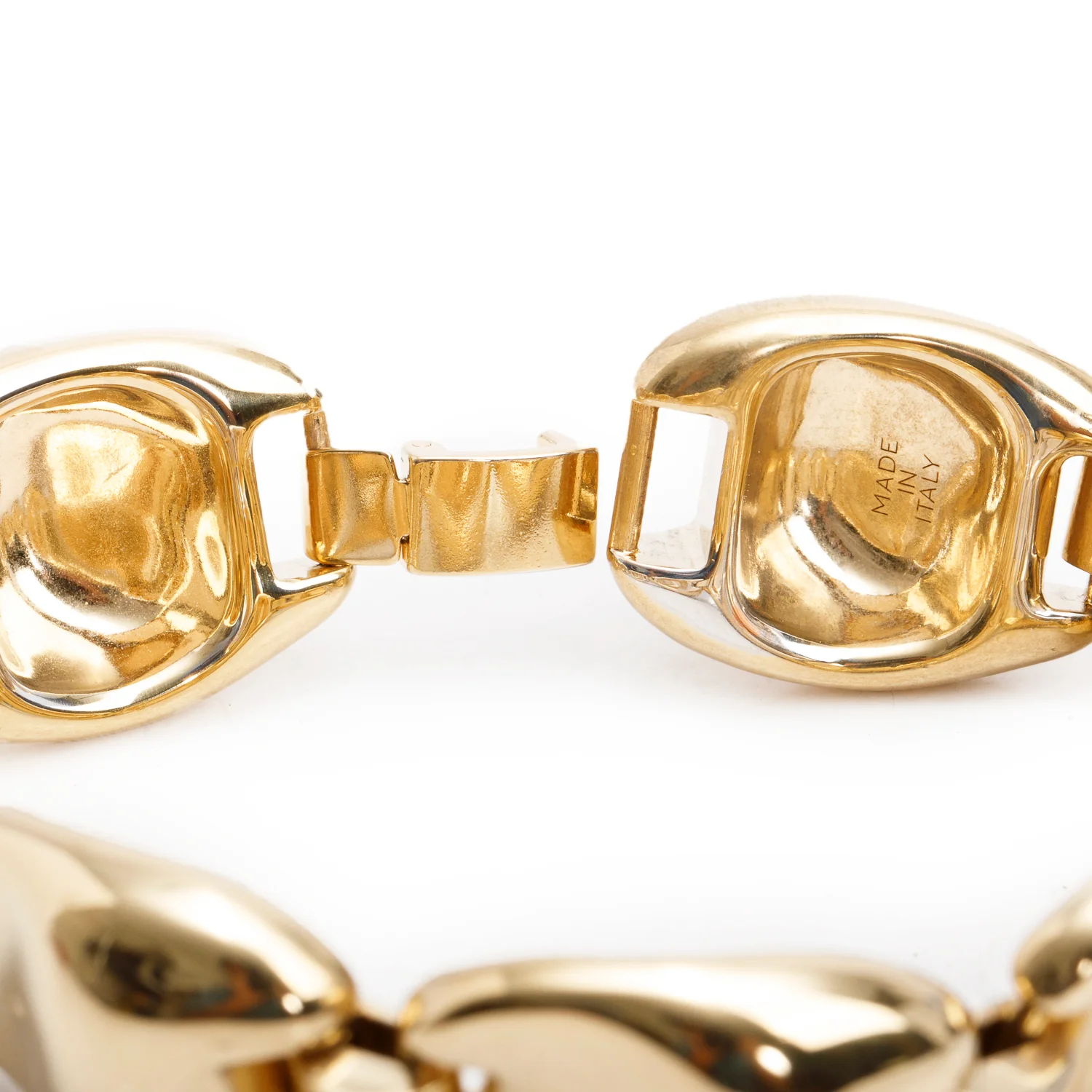 Ferragamo Brass Varastone Bracelet w/ Box - Image 3