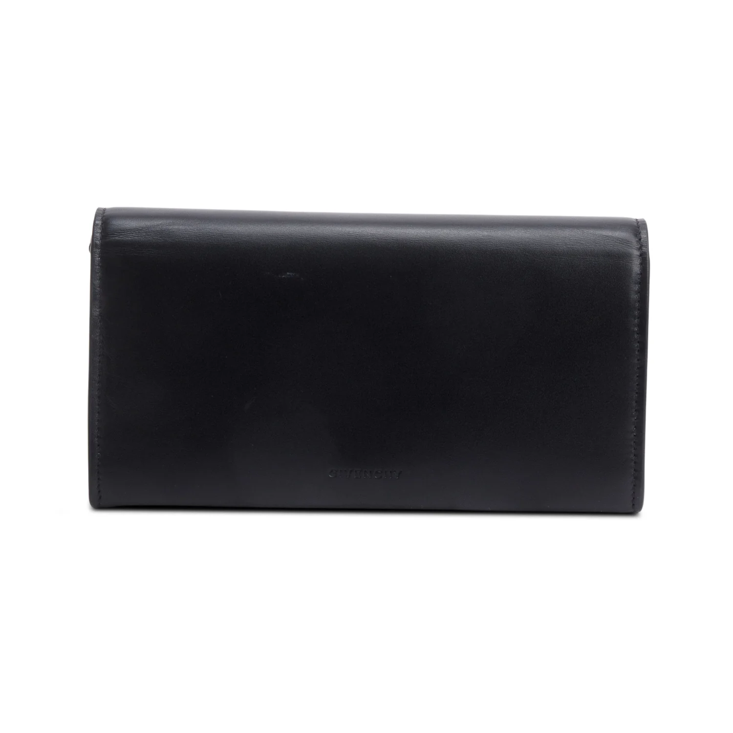 Givenchy 2021 Black Box Leather 4G Wallet On Chain - Image 5