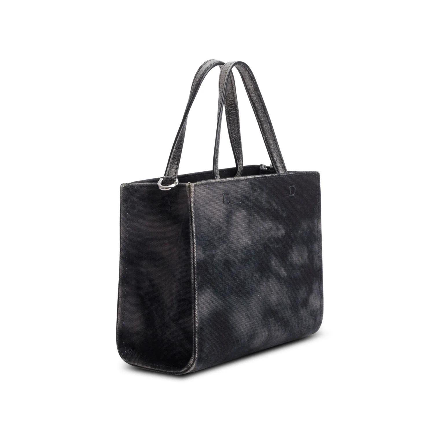 Givenchy 2023 Grey Mini G Tote Canvas Bag w/ Strap - Image 6