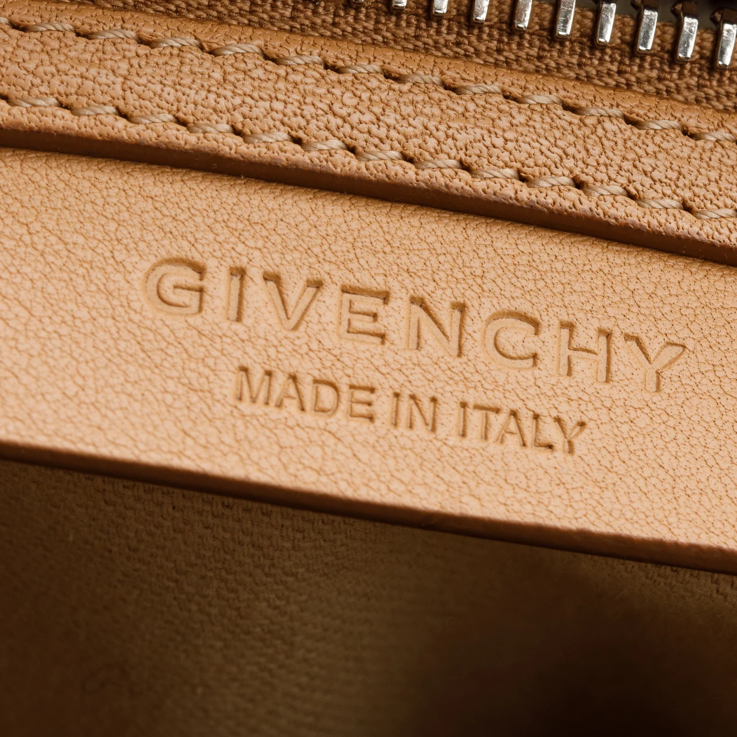 Givenchy Beige Calfskin Leather Braided Tassel Medium Antigona Satchel - Image 8