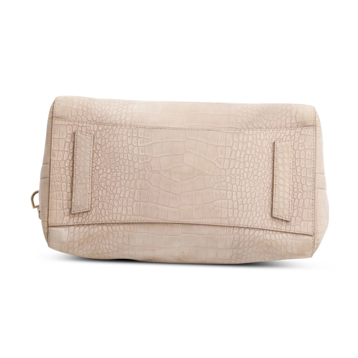 Givenchy Beige Nubuck Croc Embossed Medium Antigona - Image 7