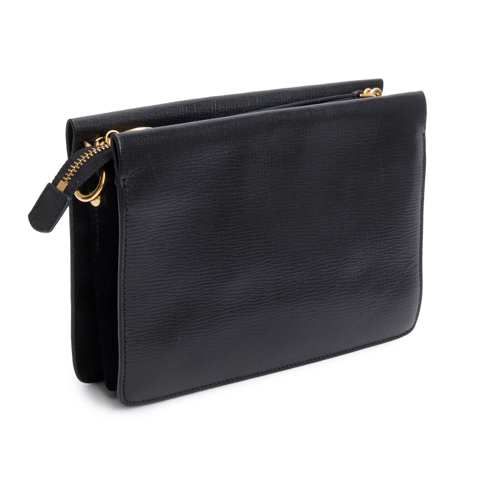 Givenchy Black Calf Leather Cross3 Crossbody Bag - Image 5