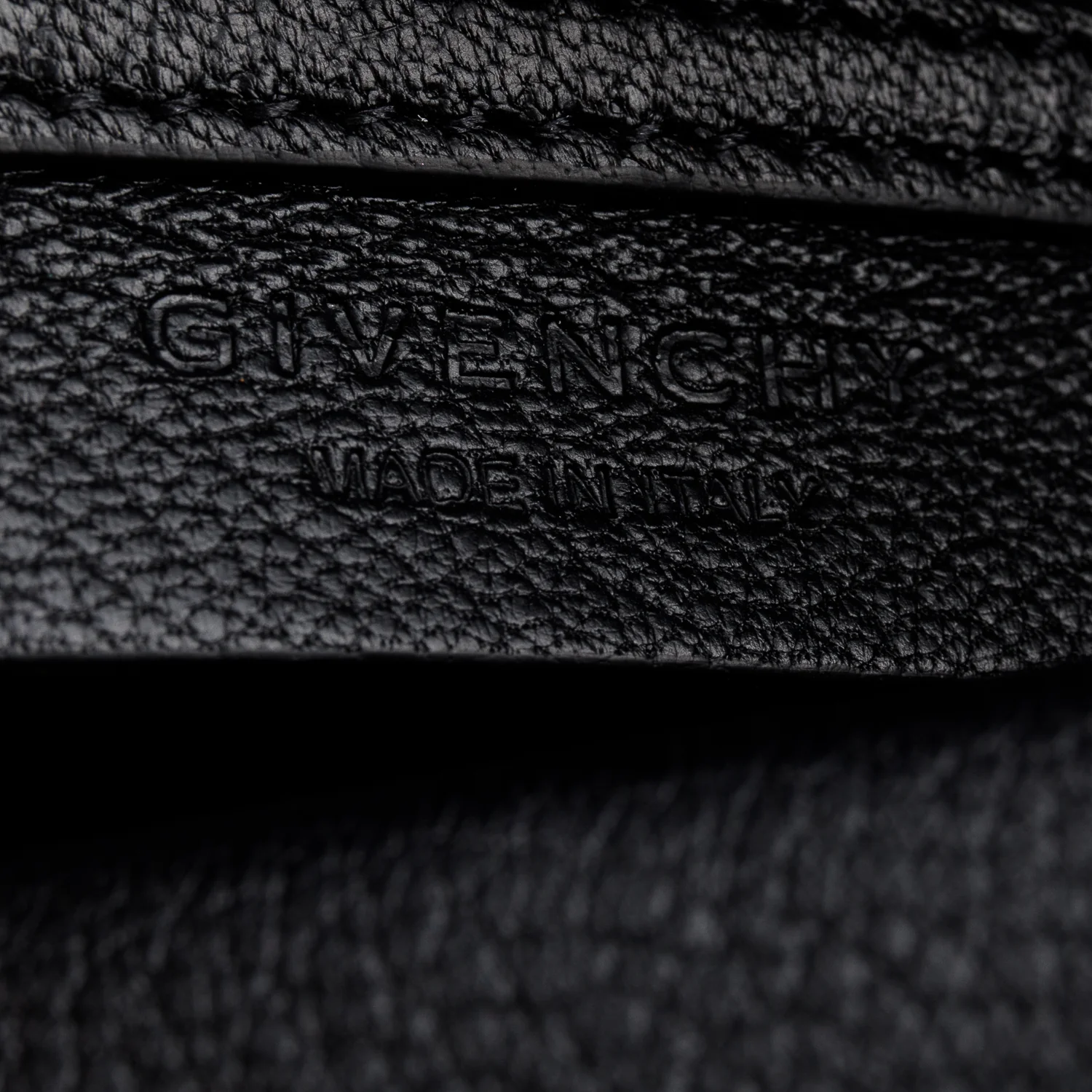 Givenchy Black Medium Grained Leather Antigona Bag w/ Strap - Image 9