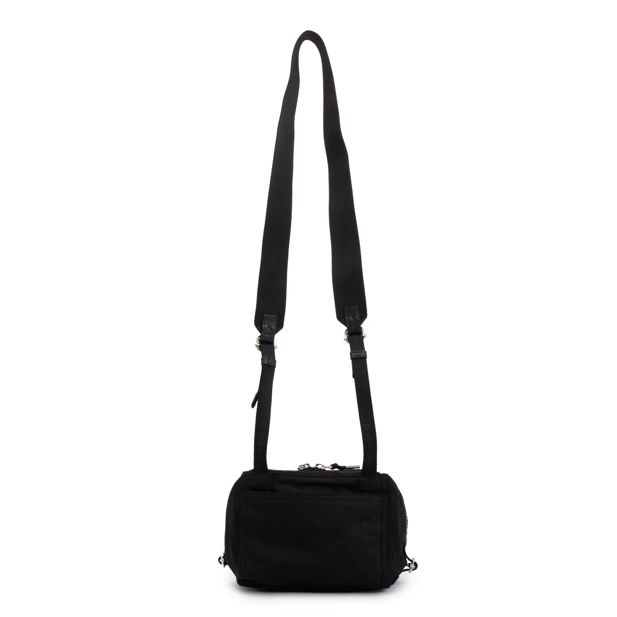 Givenchy Black Nylon Small Pandora Crossbody Bag - Image 5