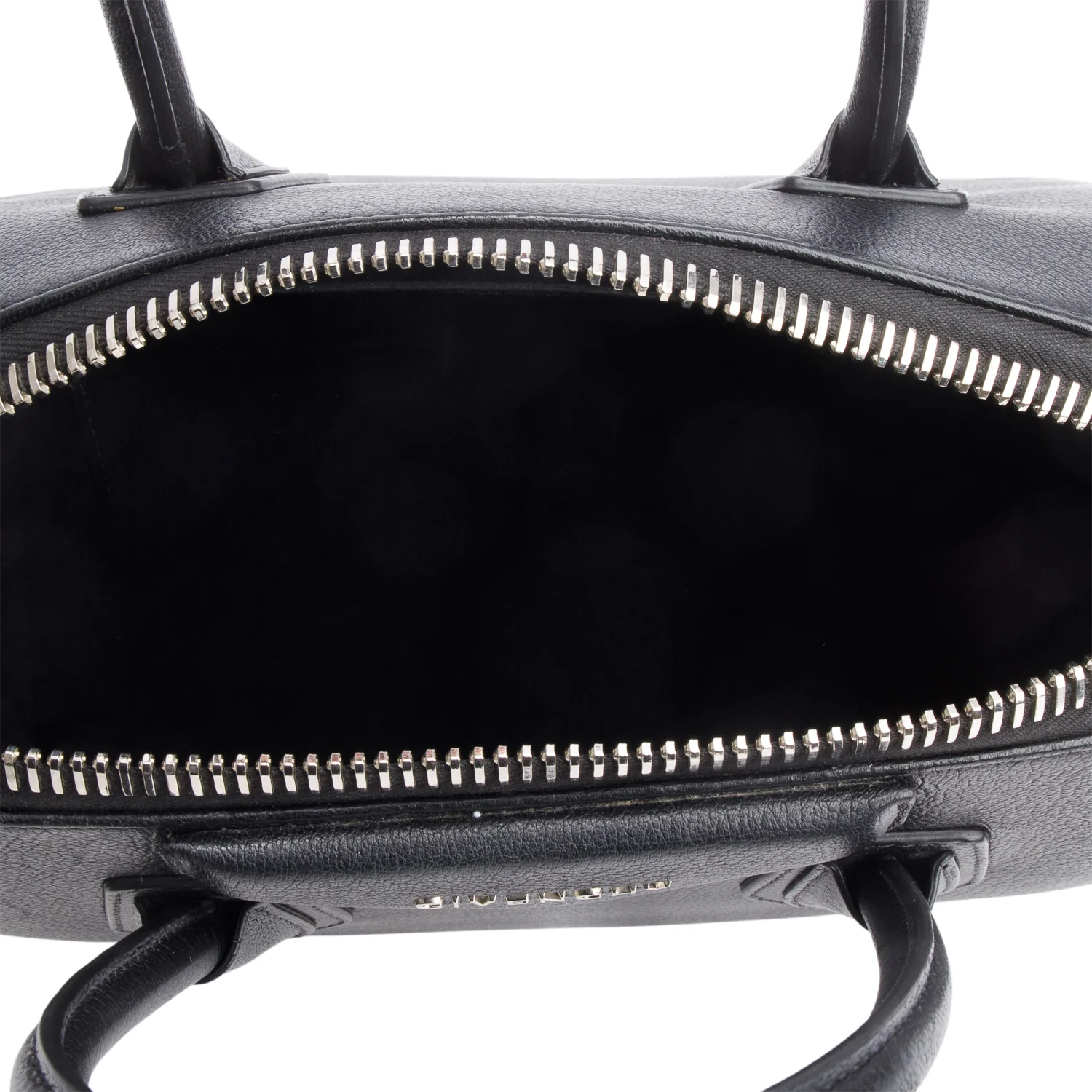 Givenchy Black Sugar Goatskin Medium Antigona w/ Strap - Image 8