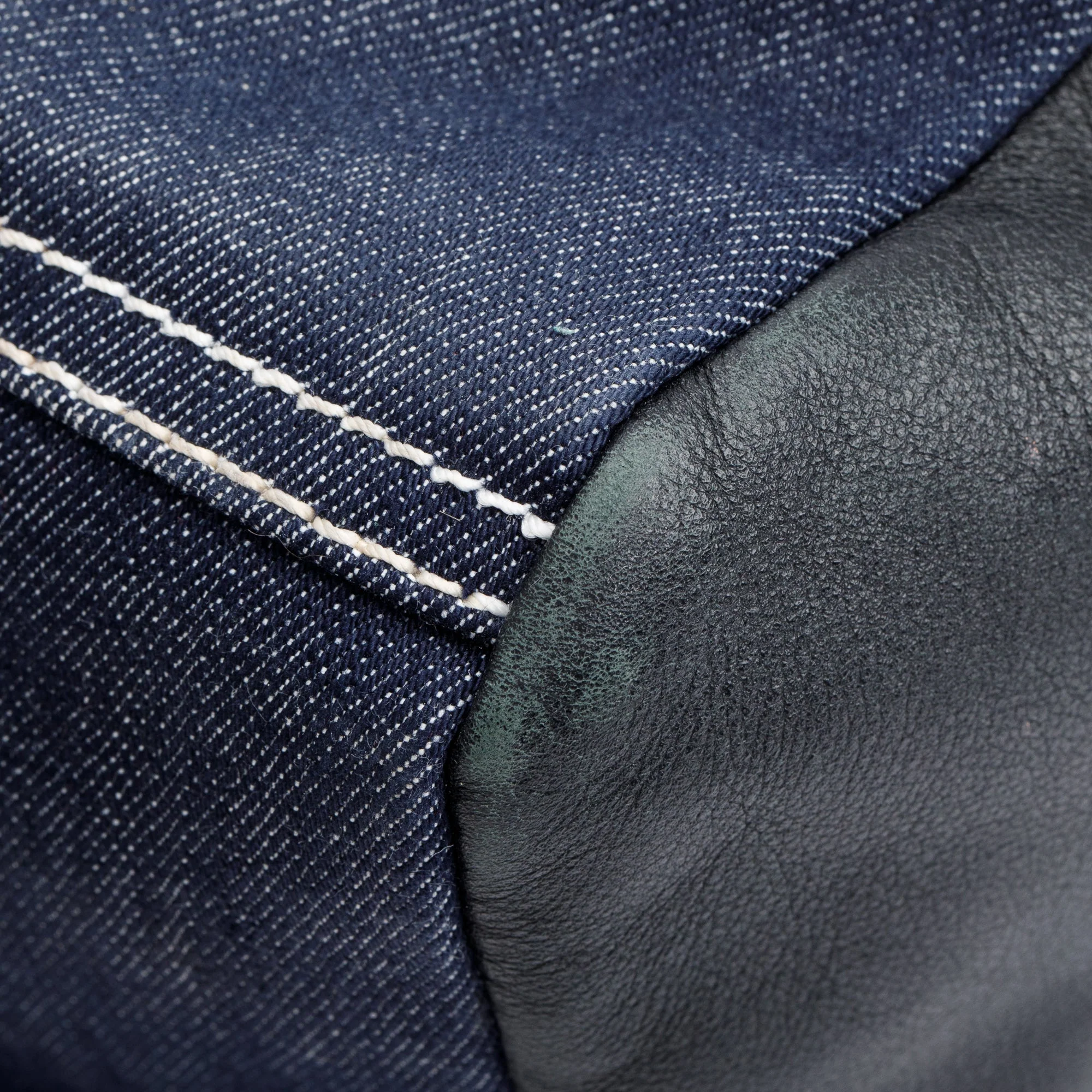 Givenchy Blue Denim Black Calfskin Leather Small Pandora Satchel - Image 8