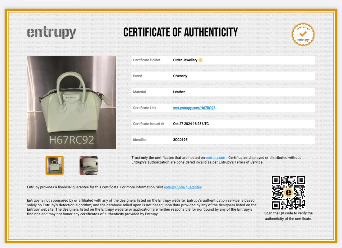 Givenchy Green Box Leather Mini Antigona Bag w/ Strap - Image 11