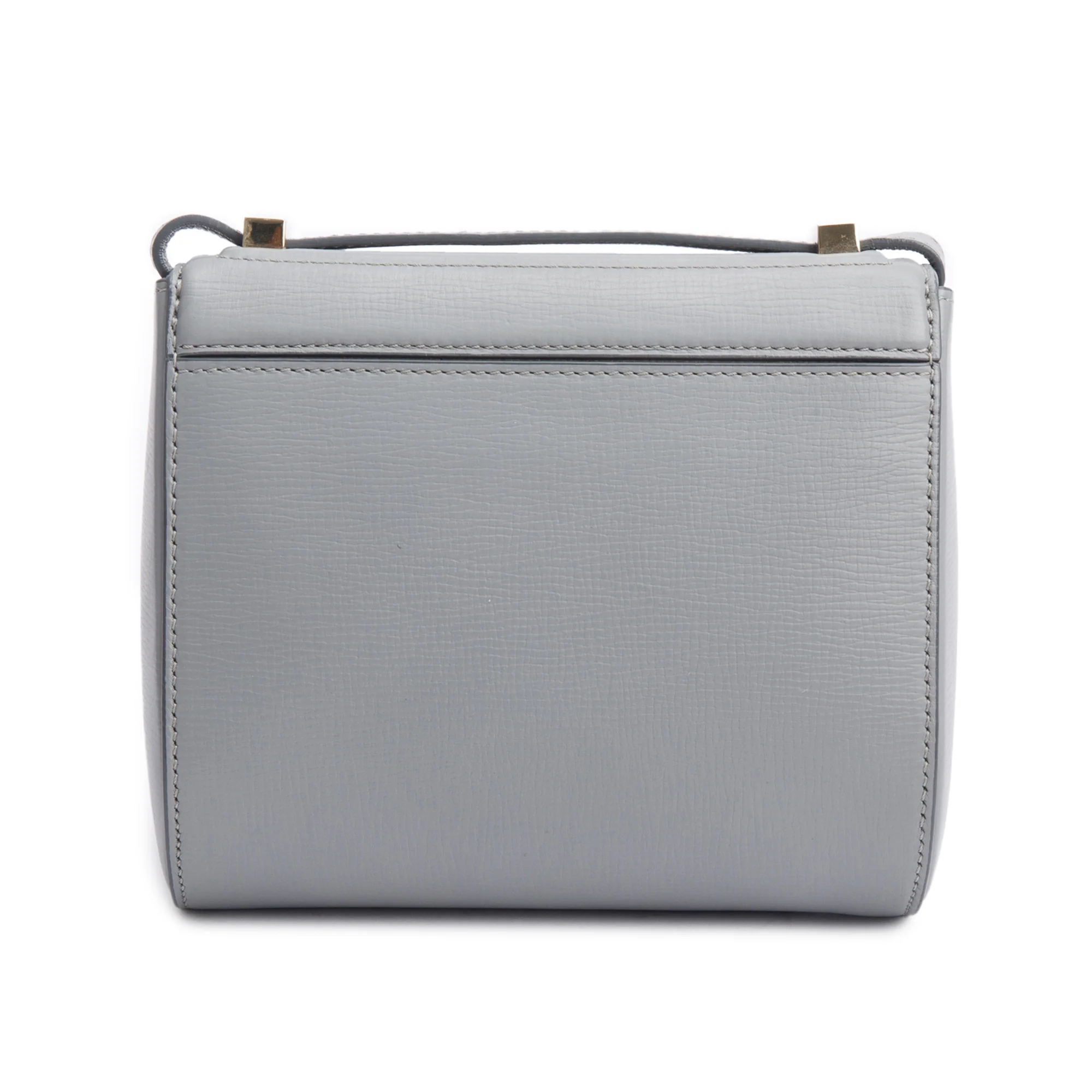 Givenchy Grey Box Leather Mini Pandora Box Chain Bag - Image 5