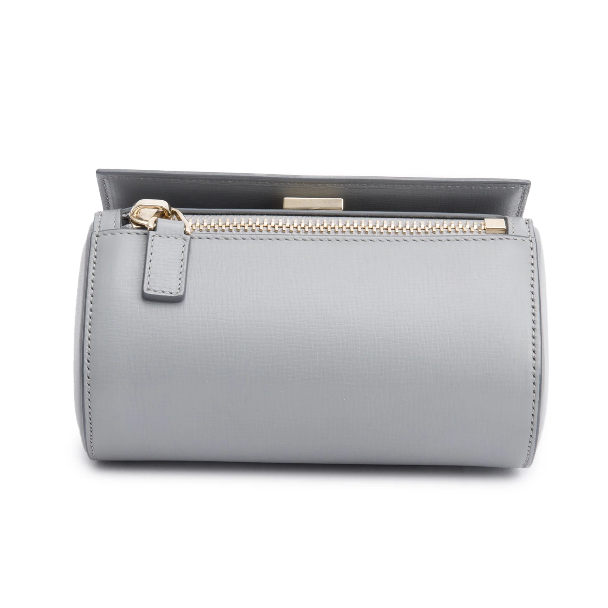 Givenchy Grey Box Leather Mini Pandora Box Chain Bag - Image 7