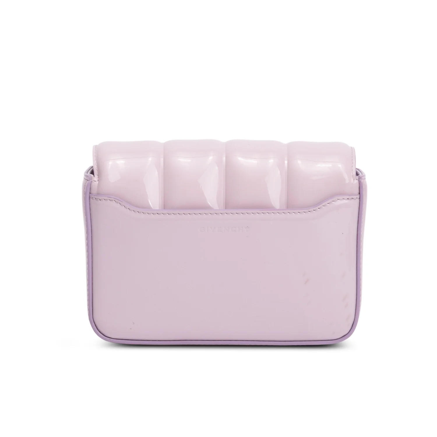 Givenchy Purple Patent Leather Small 4G Crossbody Bag w/ Strap - Image 5