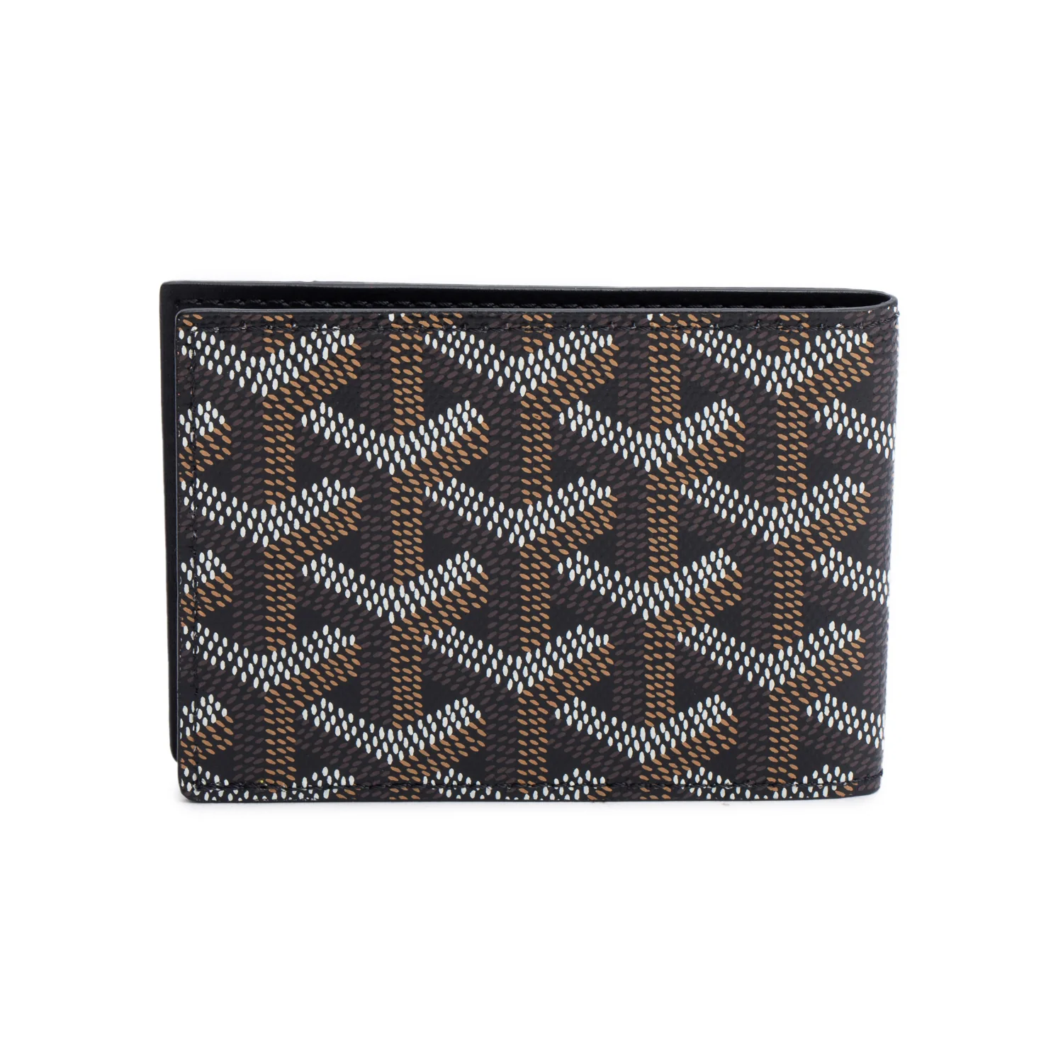 Goyard 2022 Black Goyardine Card Holder w/ Box - Image 4