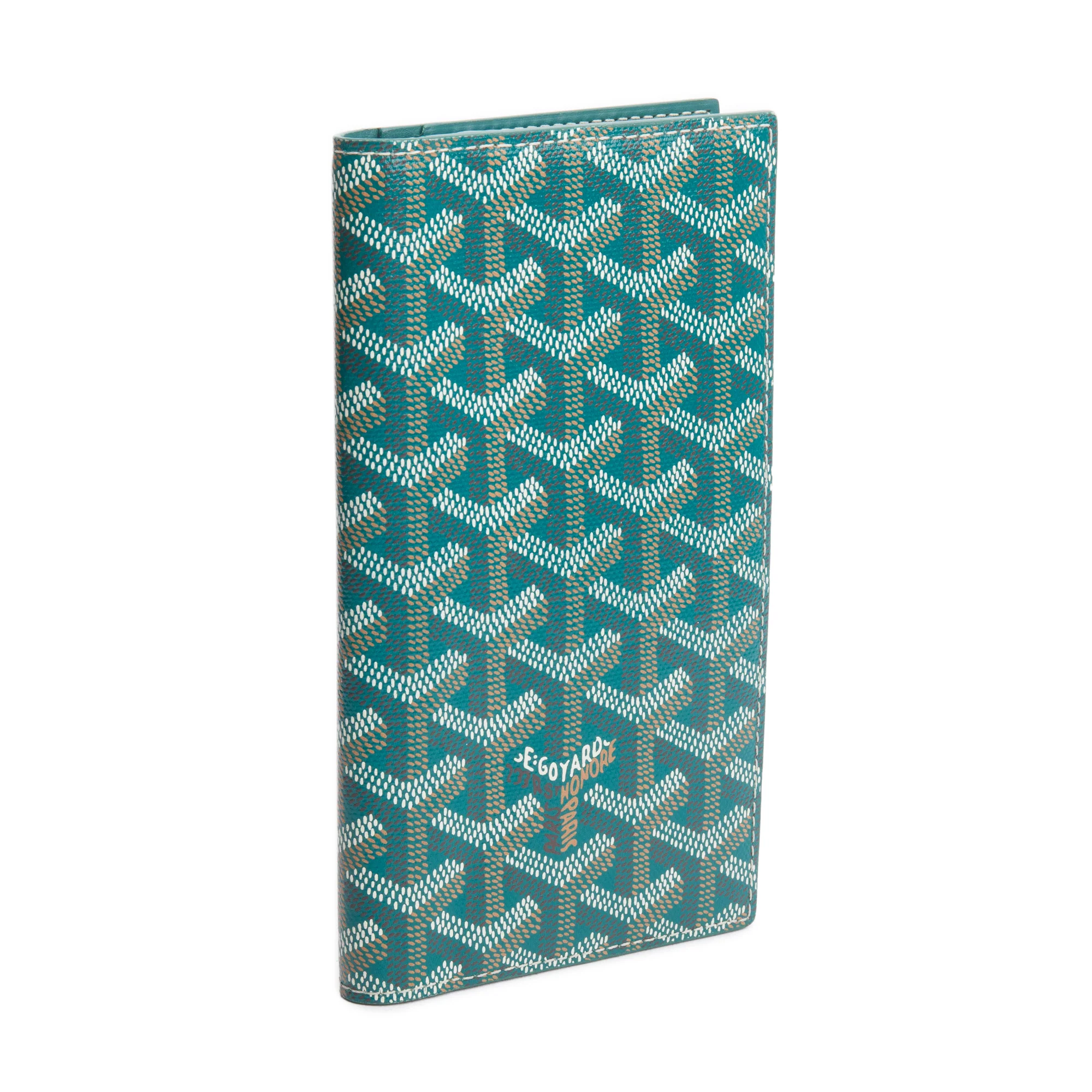 Goyard 2022 Green Goyardine Long Bifold Wallet - Image 2