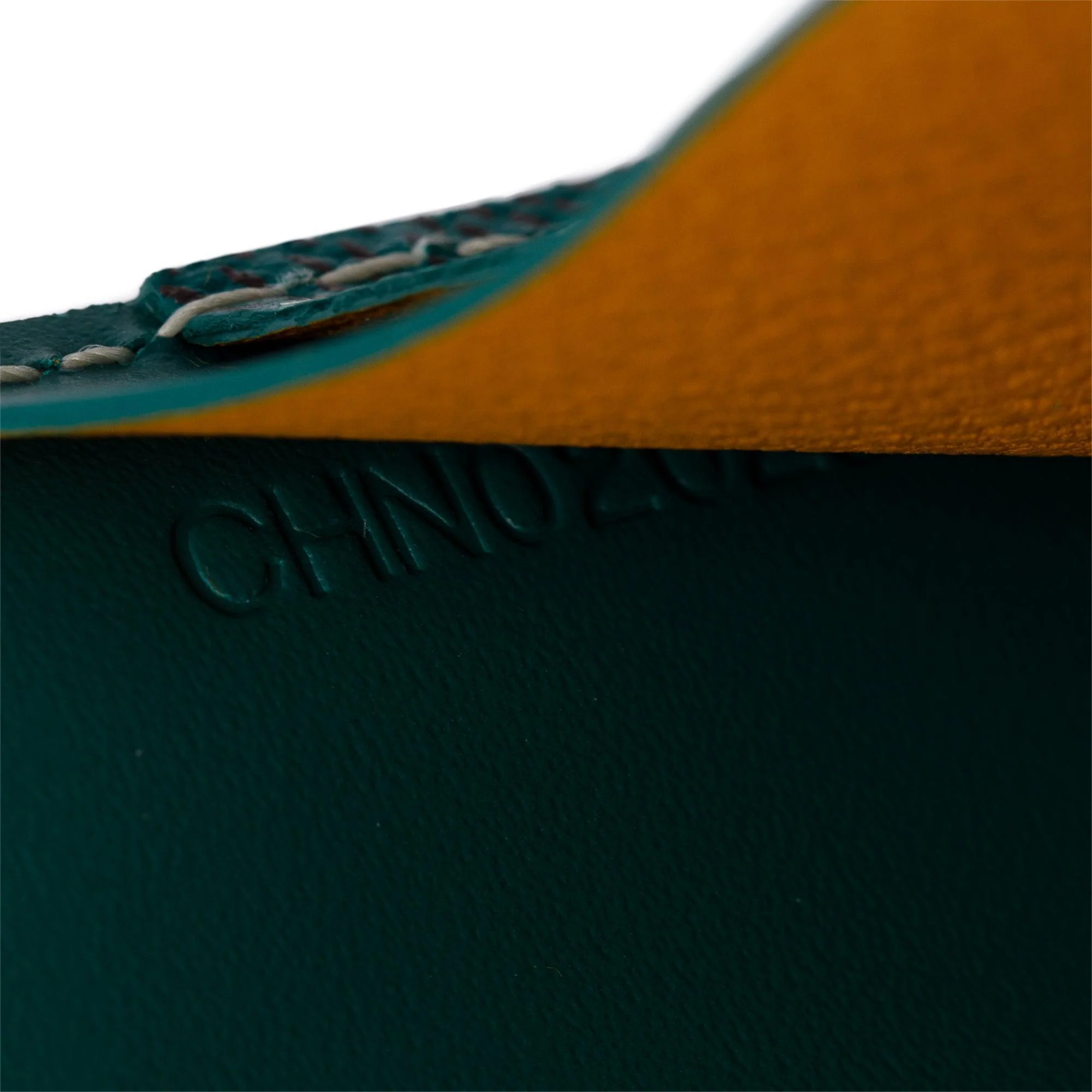 Goyard 2023 Green Leather & Coated Canvas Saint Sulpice Card Holder w/ Box - Image 6
