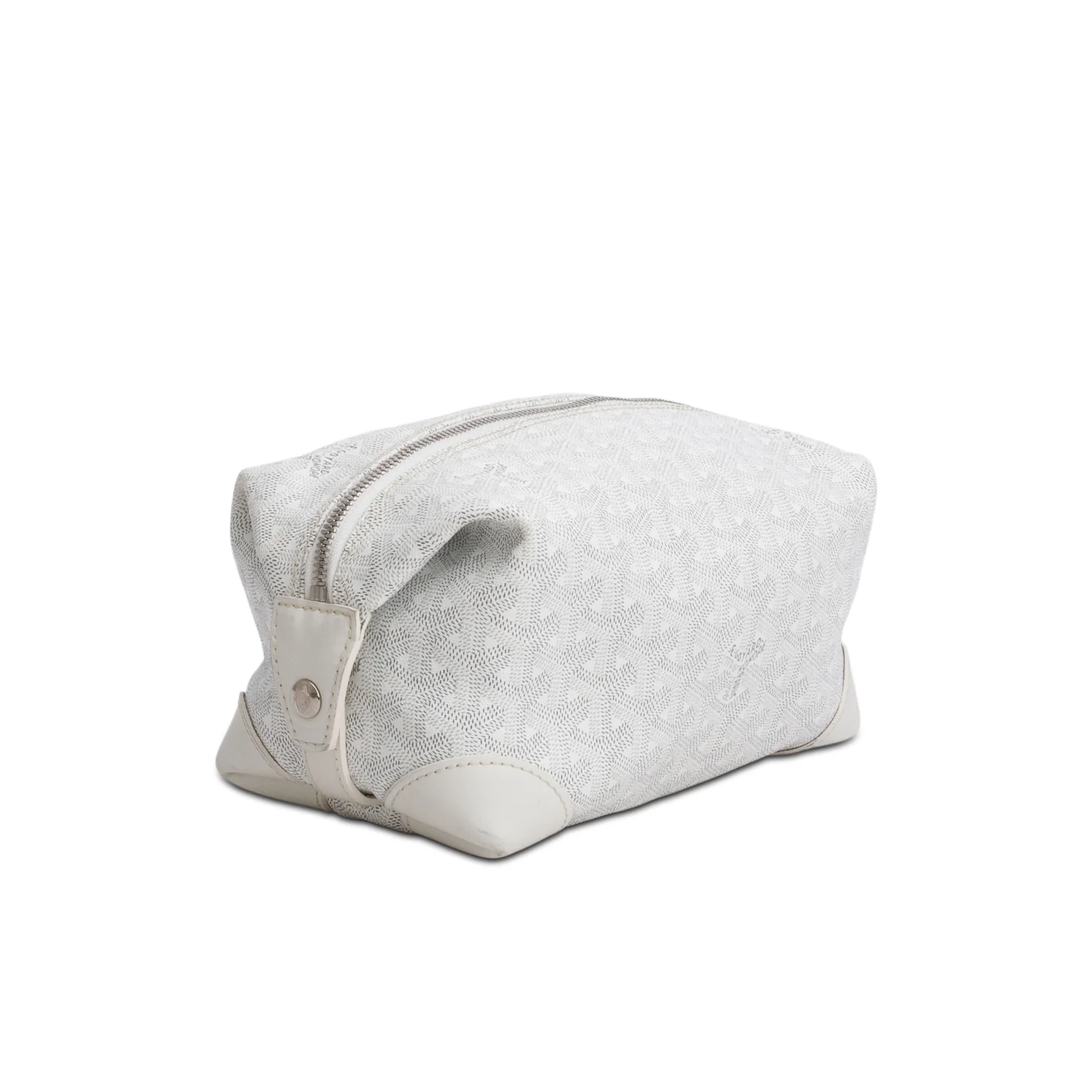 Goyard 2023 White Goyardine Boeing 25 Toiletry Bag - Image 2